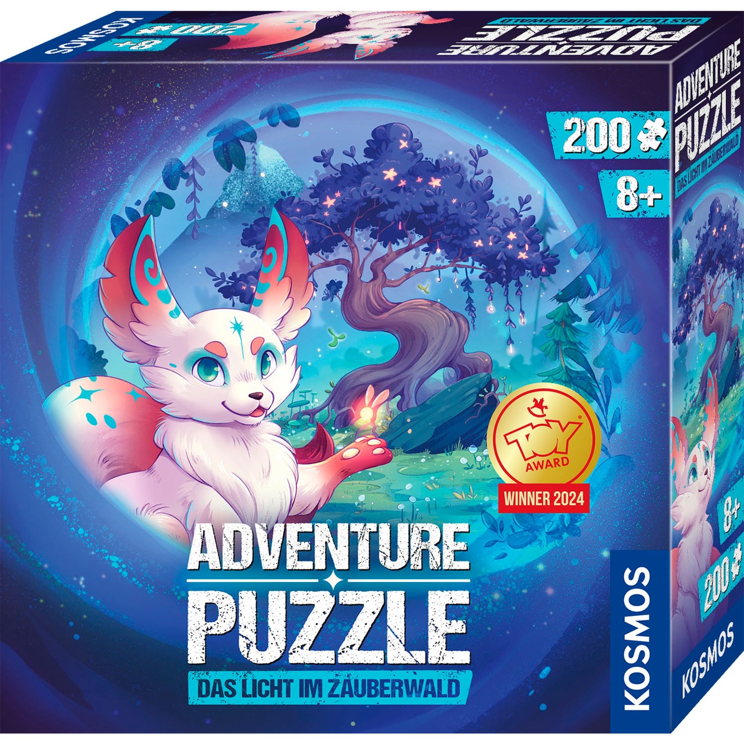Kosmos 683597 Adventure Puzzle La Luce Nella Foresta Magica, 200 Pezzi, Puzzle Avventura Interattivo Per Bambini, Scoprire La Storia Dell'avventura Con Ogni Pezzo Del Puzzle, Premiato Con Il Toy Award-image