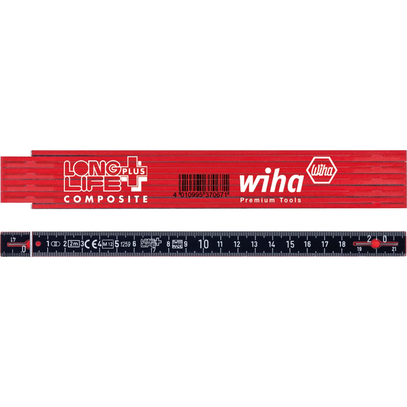 Metro Pieghevole Longlife Plus Composite, 2 Metri, Benchmark