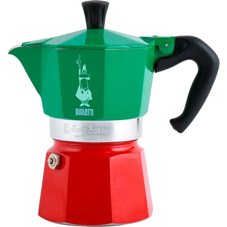 Moka Express Tricolore 6 tz