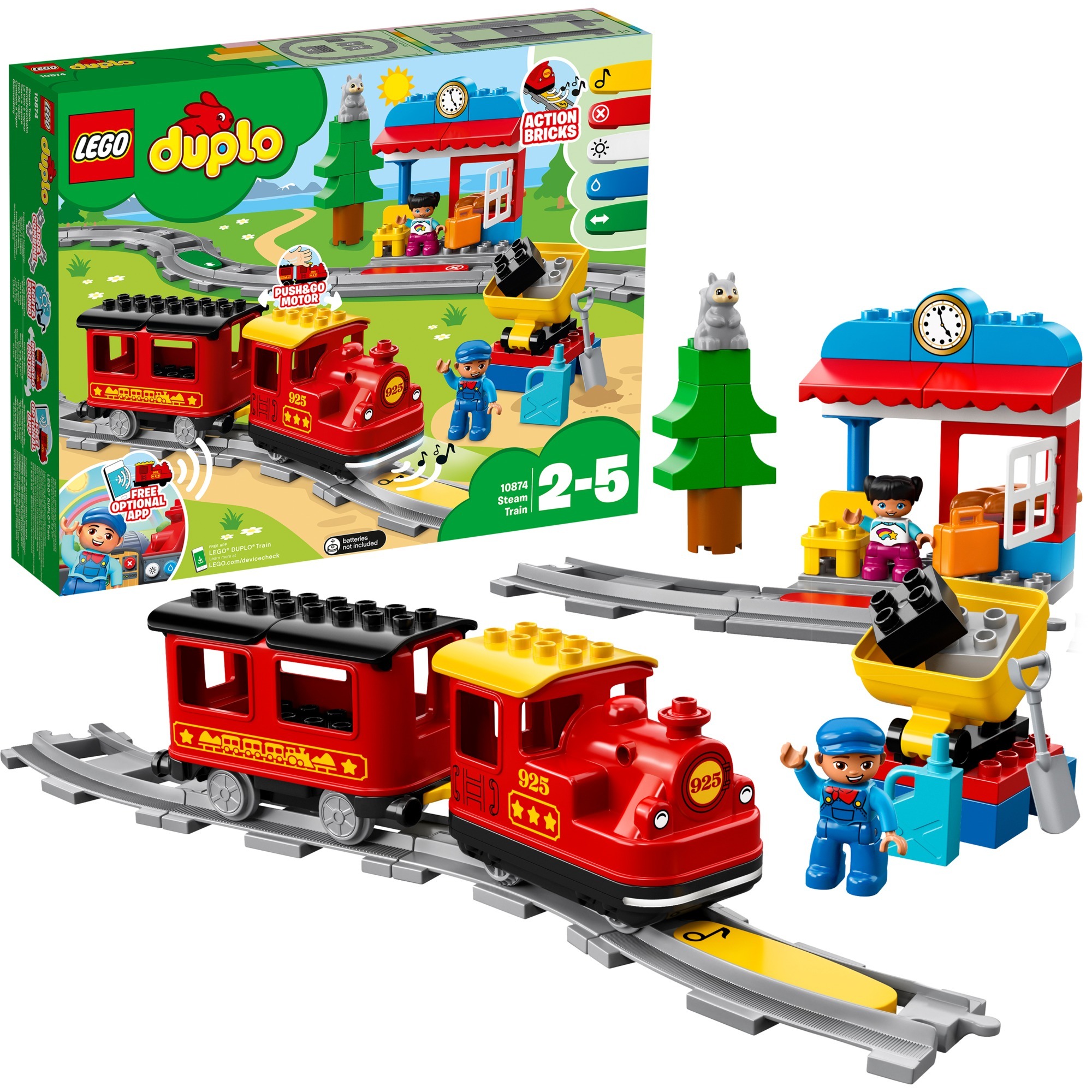 Playset Lego 10874c Multicolore Treno [1 Unità]