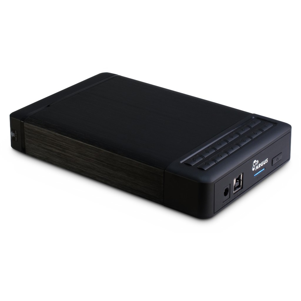 Argus GD-35LK01 Box esterno HDD Nero 3.5