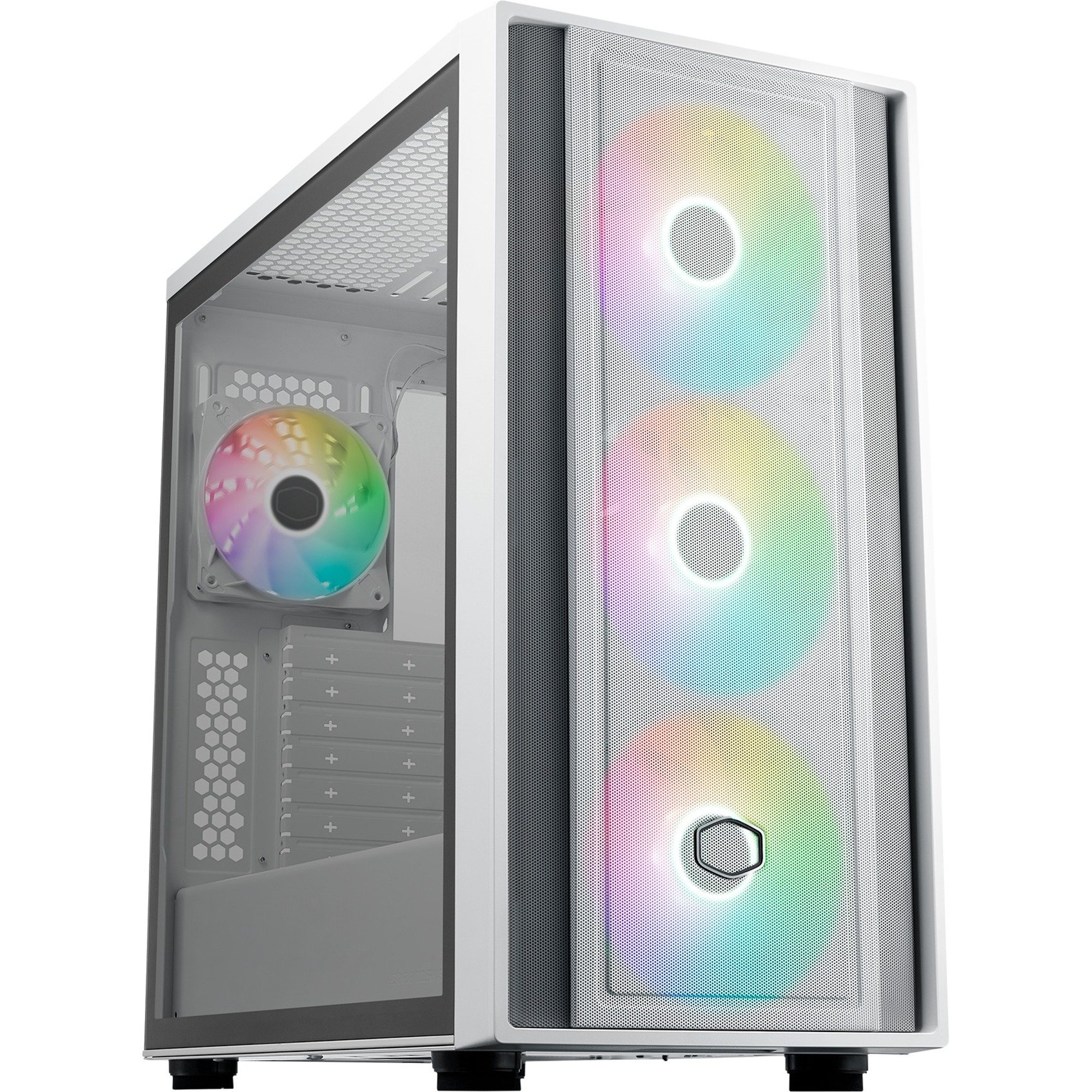 Cooler Master MasterBox 600 Case Mid-Tower E-ATX Airflow Bianco