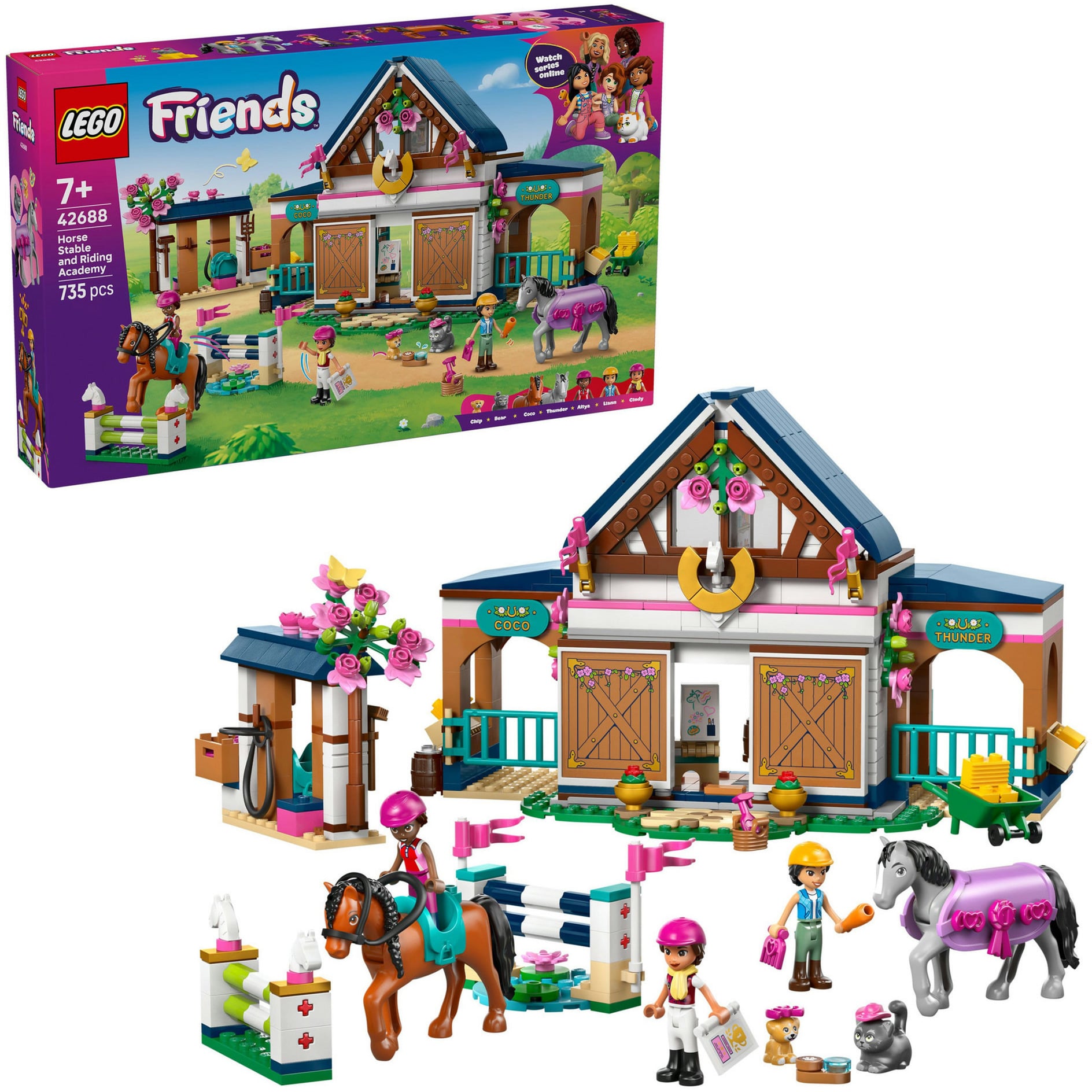 Lego Friends Scuderia E Accademia Di Equitazione-image