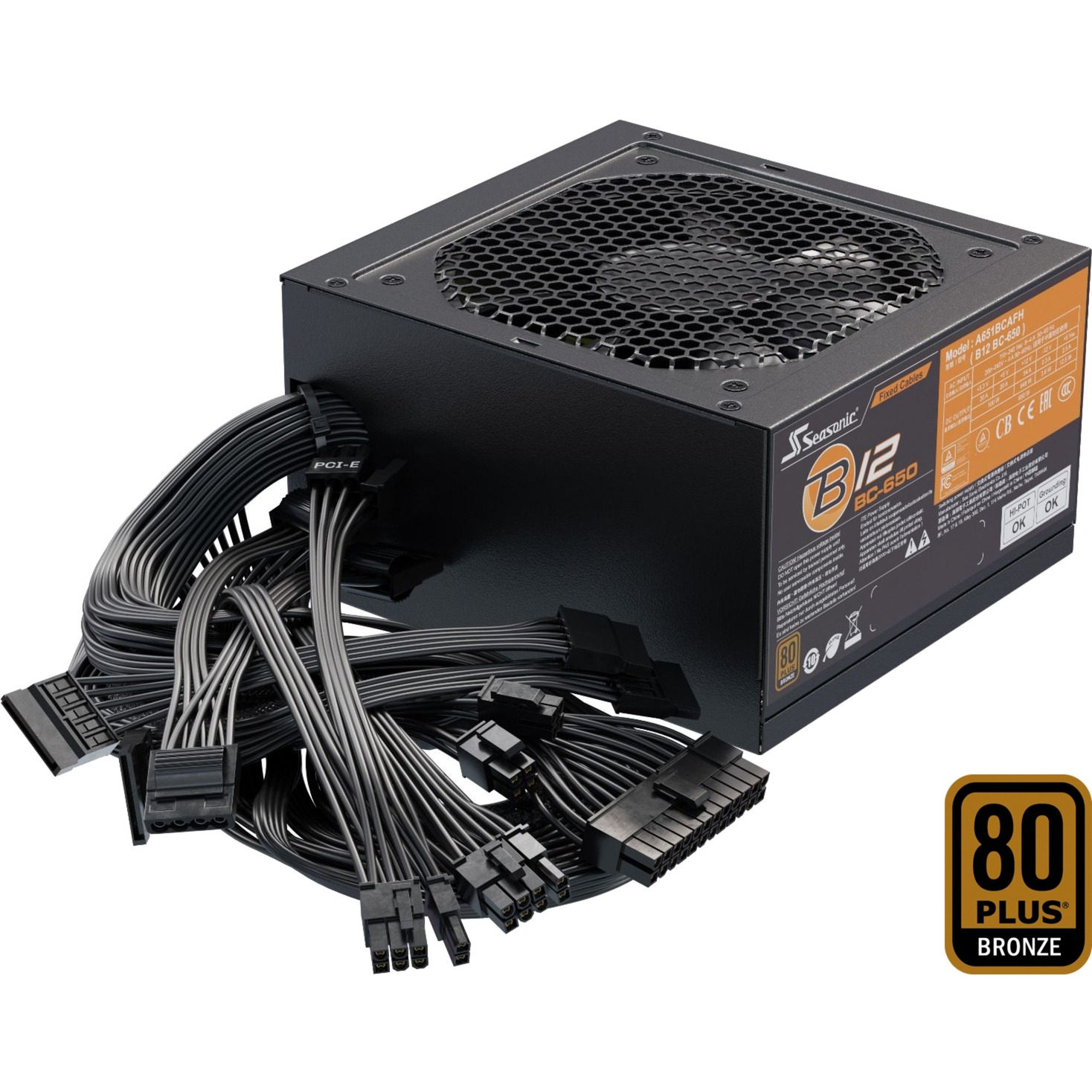 B12 BC alimentatore per computer 650 W 20+4 pin