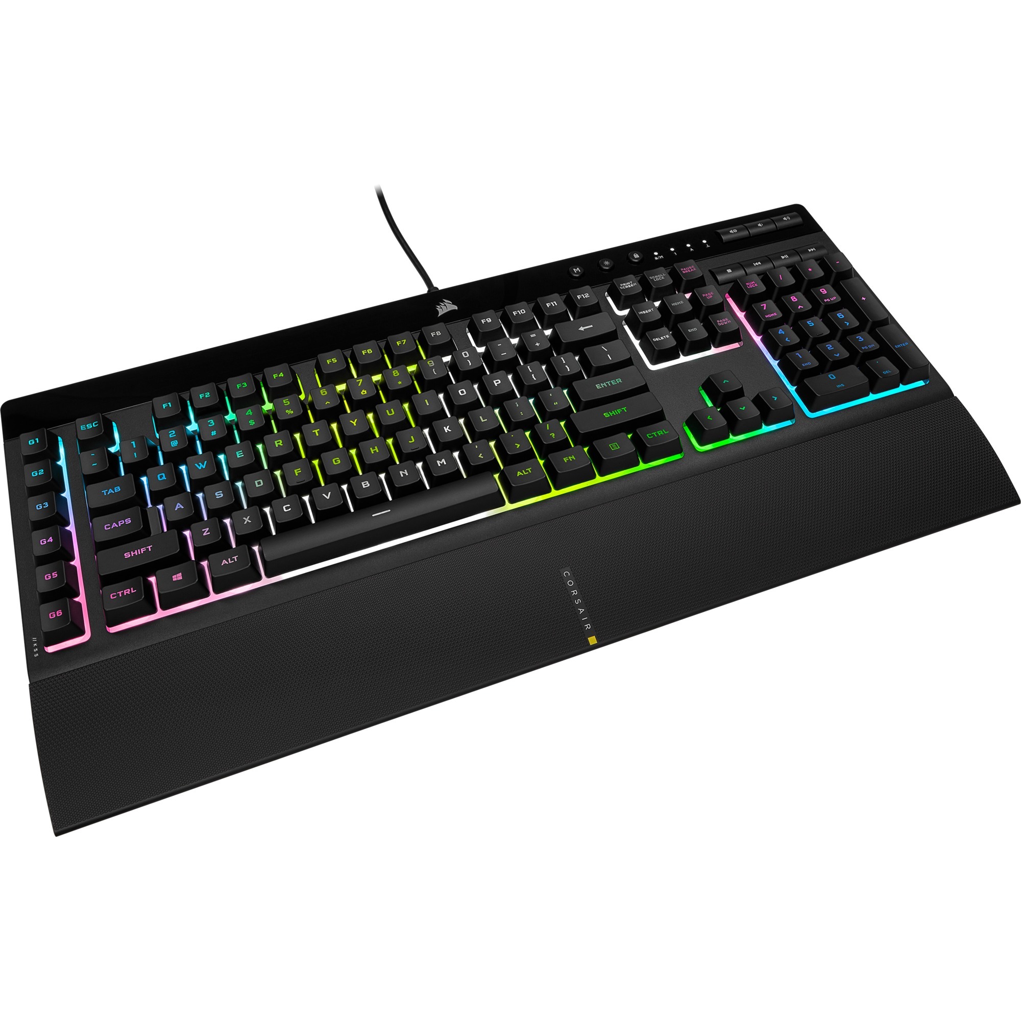 K55 RGB PRO XT tastiera USB QWERTY Tedesco Nero