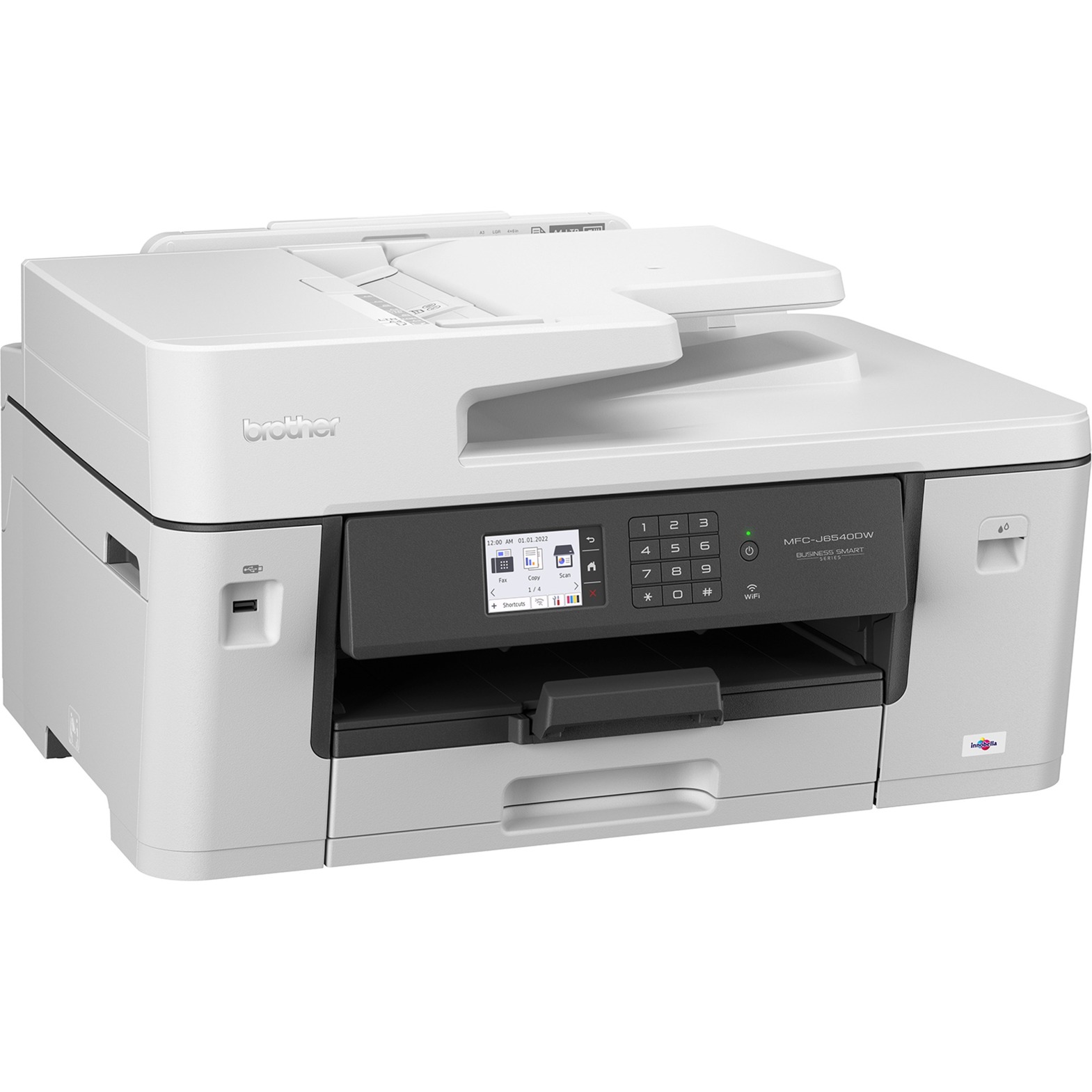 Brother MFC-J6540DWE Stampante multifunzione inkjet A3 professionale, rete wireless, Stampa su 2 lati in A4 e A 3, Display touchscreen a colori da 6,8cm, Singolo cassetto, scansione e fax, Copia Scan-image