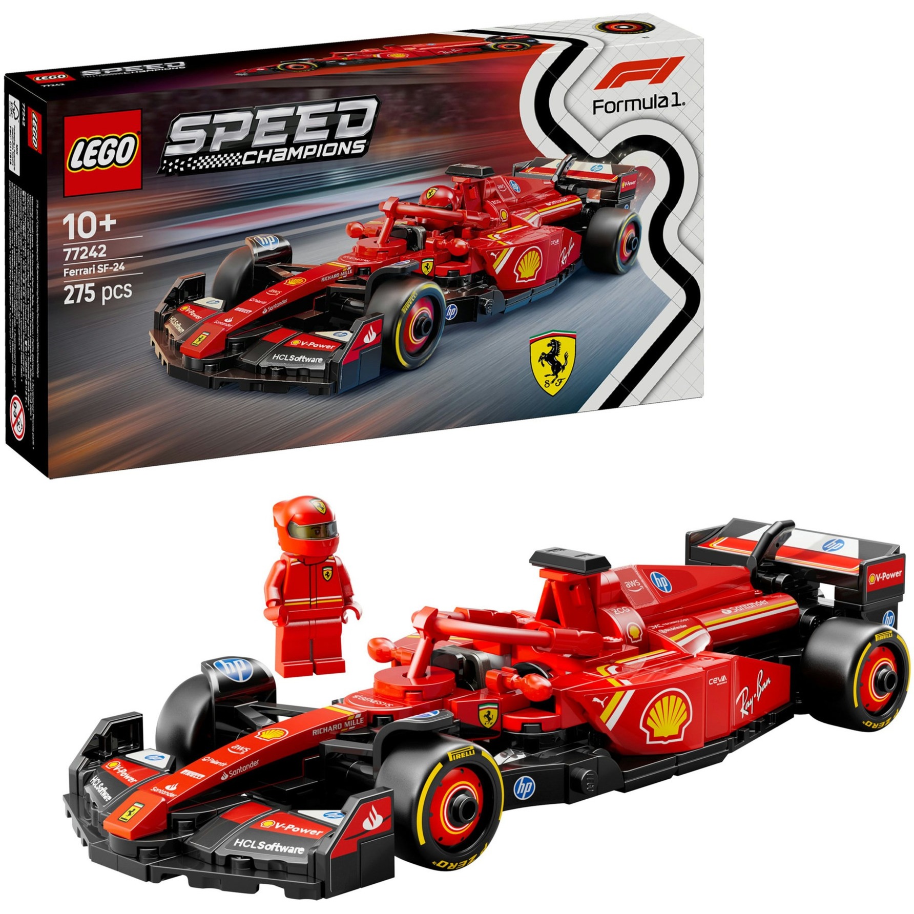 Costruzioni Lego Autocorsaf1 Ferrari SF24-image