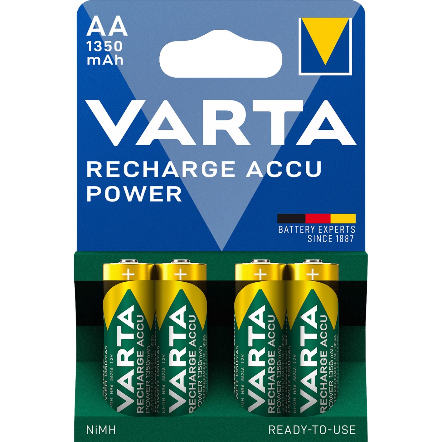 Ready2Use HR06 1350 mAh Batteria ricaricabile