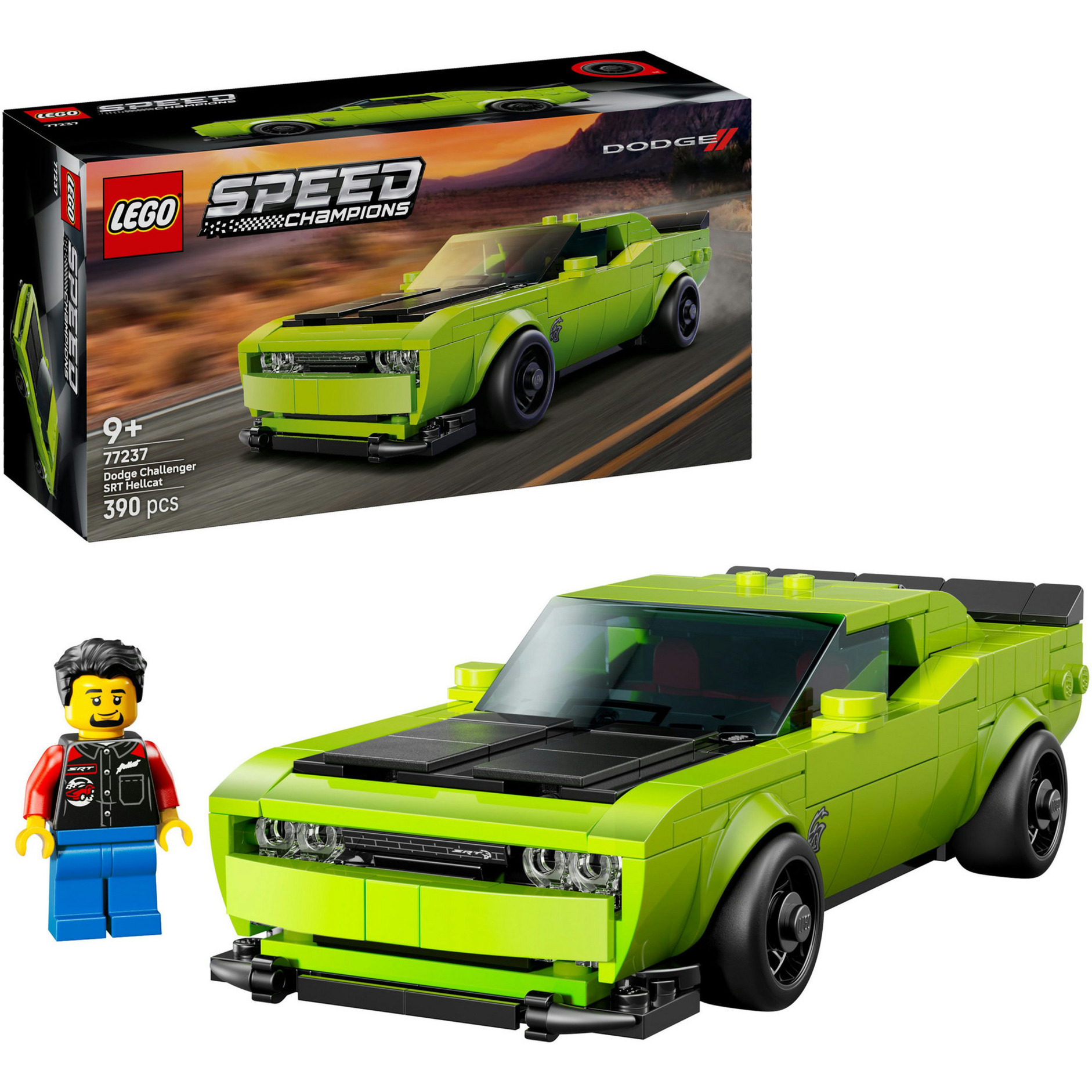 Lego Sports Car Dodge Challenger Srt Hellcat-image