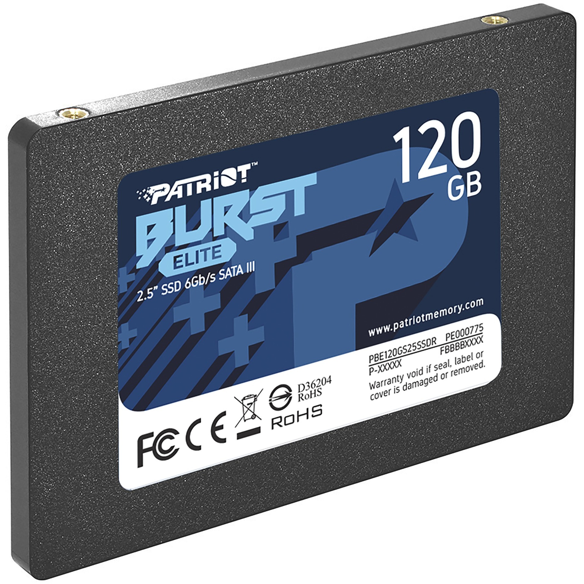 Patriot PBE120GS25SSDR Solid State Drive 120Gb 2.5'' Sata III