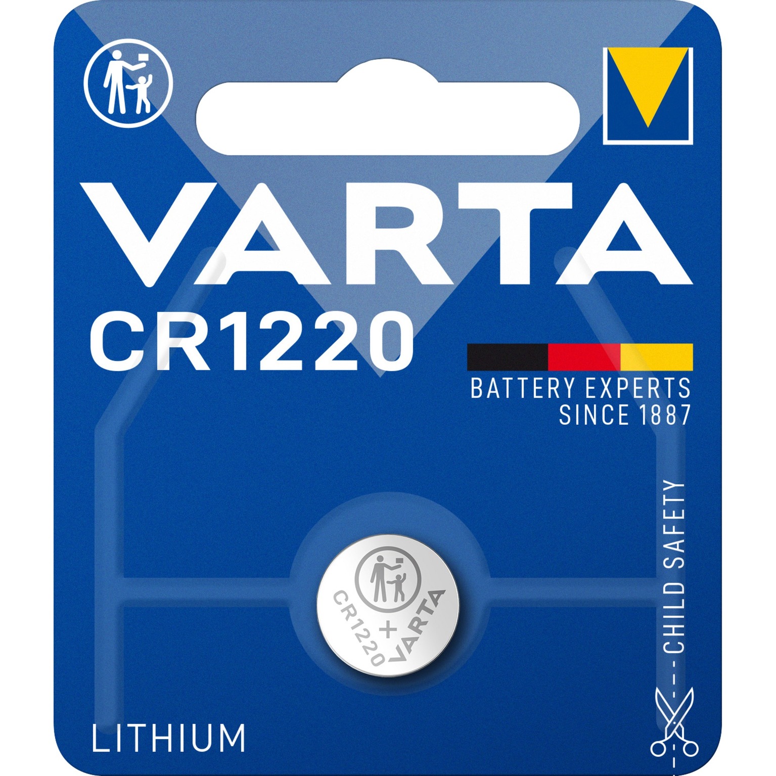 LITHIUM Coin CR1220 (Batteria a bottone, 3V)