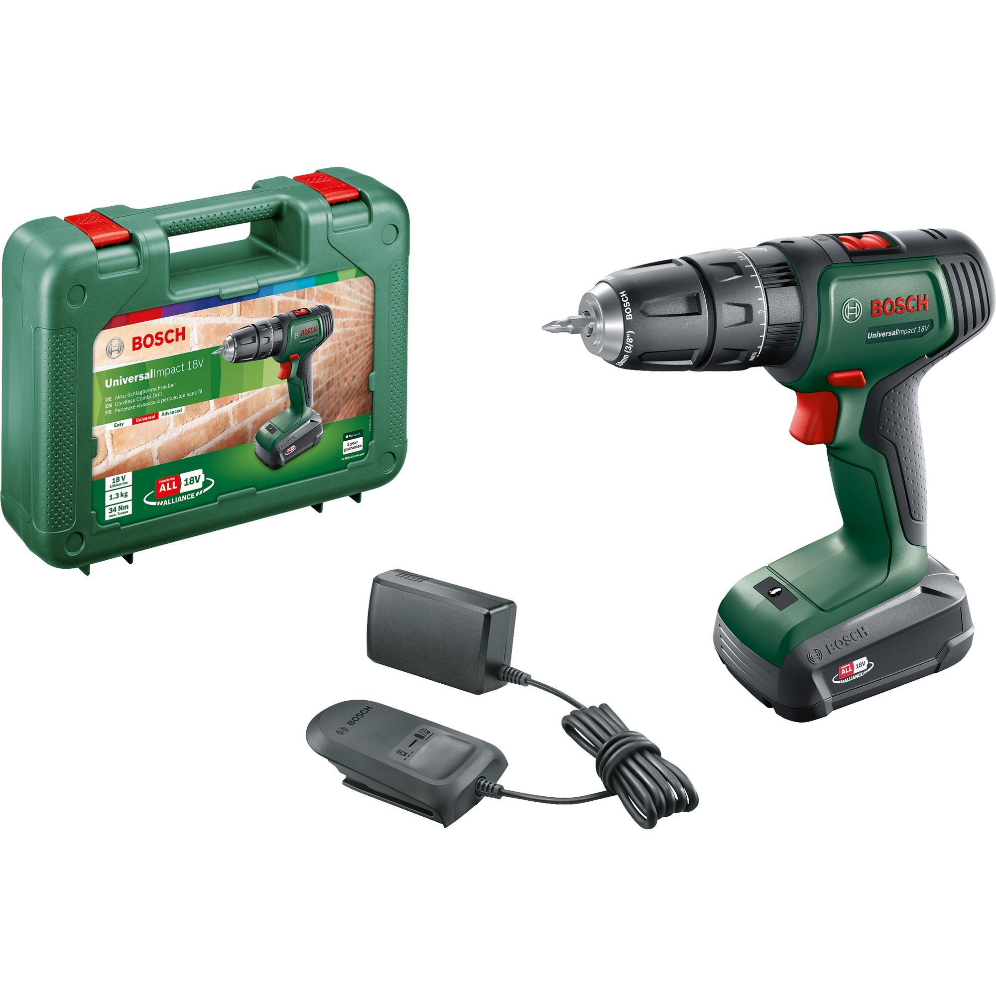 UniversalImpact 18V 1450 Giri/min Senza chiave 1,3...
