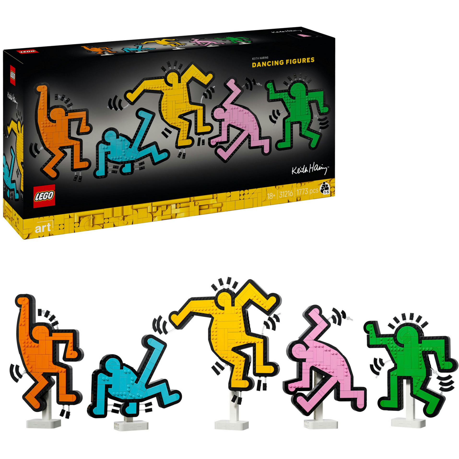 Lego® Art 31216 Keith Haring - Personaggi Danzanti Nuovo Ottimo Set!