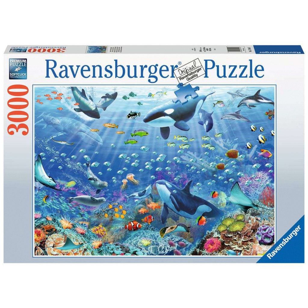 Ravensburger - Puzzle Variopinto Mondo Subacqueo, 3000 Pezzi, Puzzle Per Adulti E Ragazzi, Idea Regalo Per Lei O Lui, 121X80 Cm-image