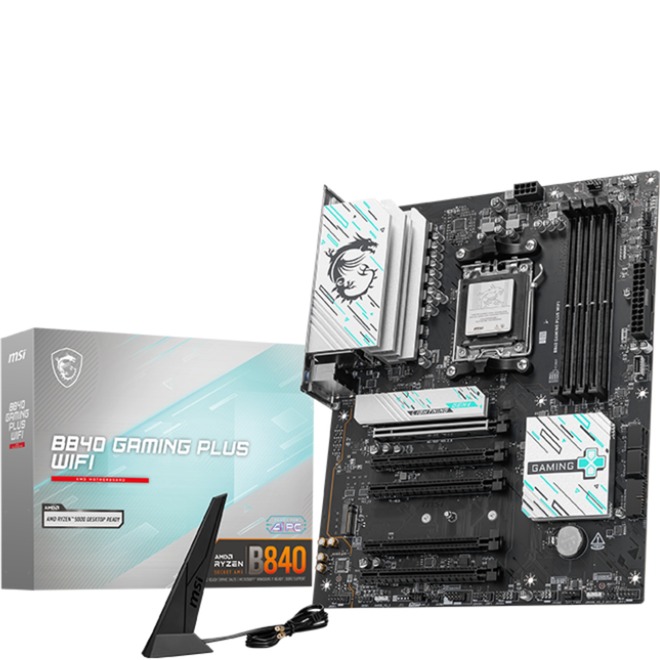 MSI B840 GAMING PLUS WIFI scheda madre AMD B840 Socket AM5 ATX-image