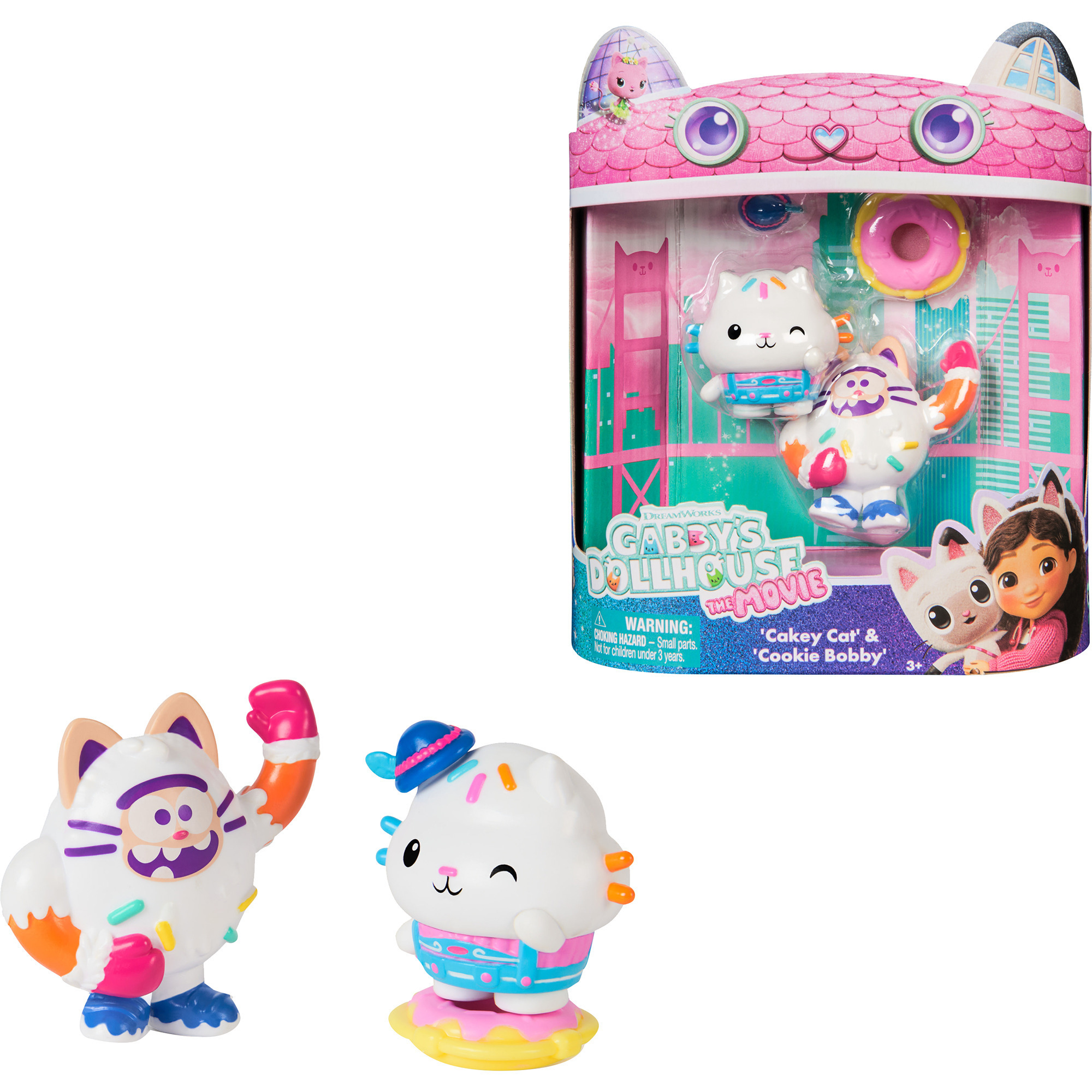 Gabby's Dollhouse: Il Film Kuchi & Cookie Bobby - Set Di 2 Accessori Per Bambini Dai 3 Anni In Su-image