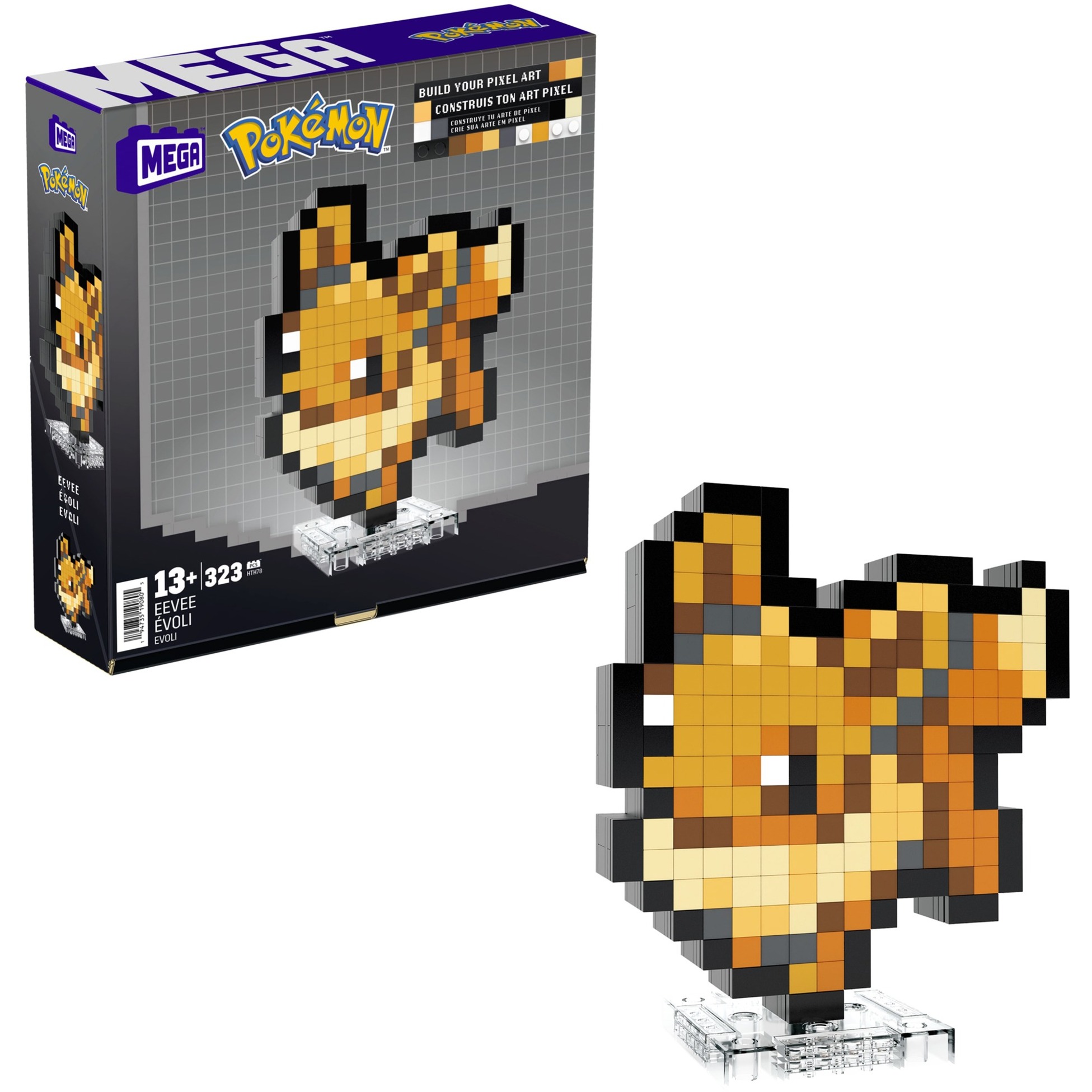 Costruzioni Mattel Mega Pokemonpixel Evee-image