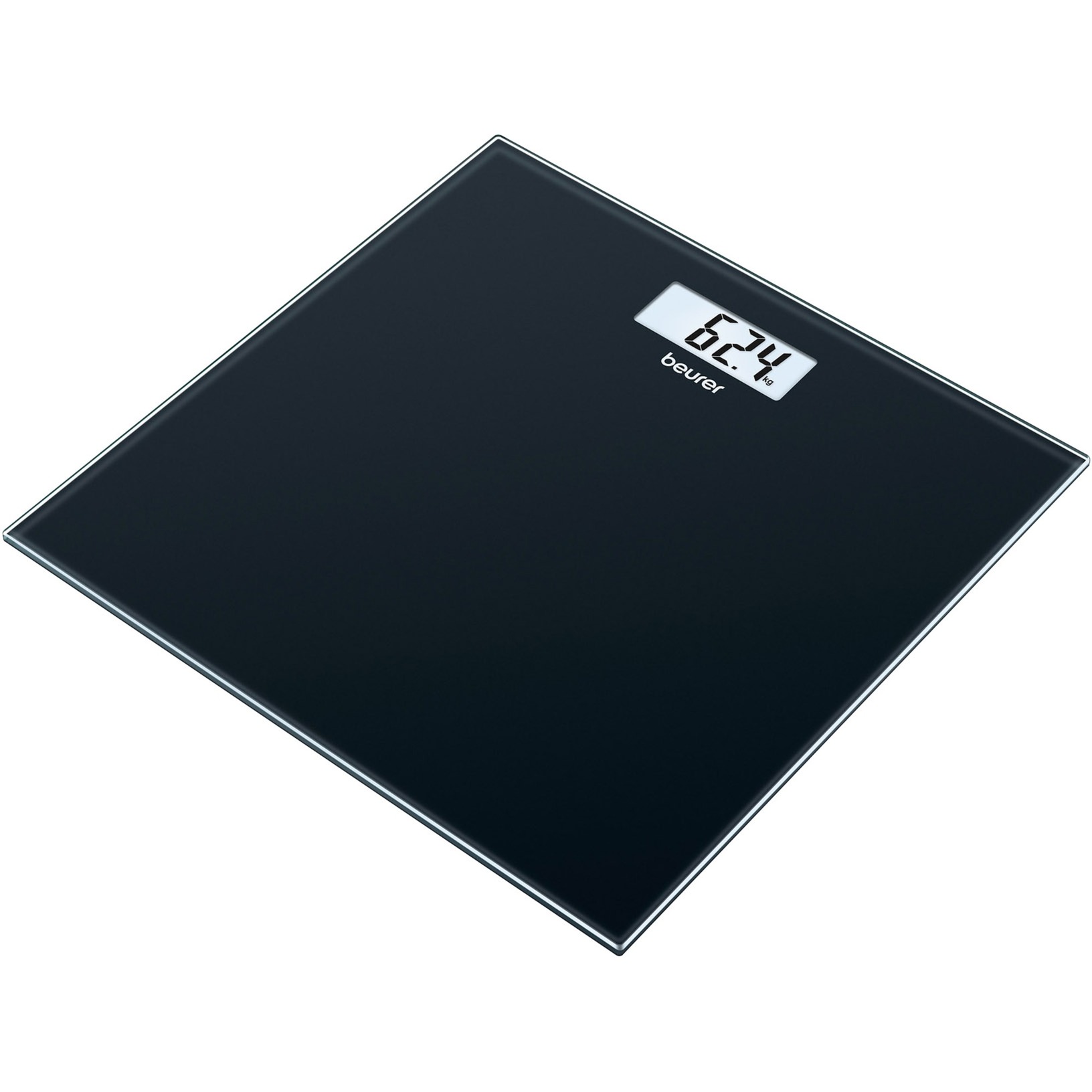 Beurer Gs 10 Bilancia Pesapersone In Vetro, Nero - 1500 G-image