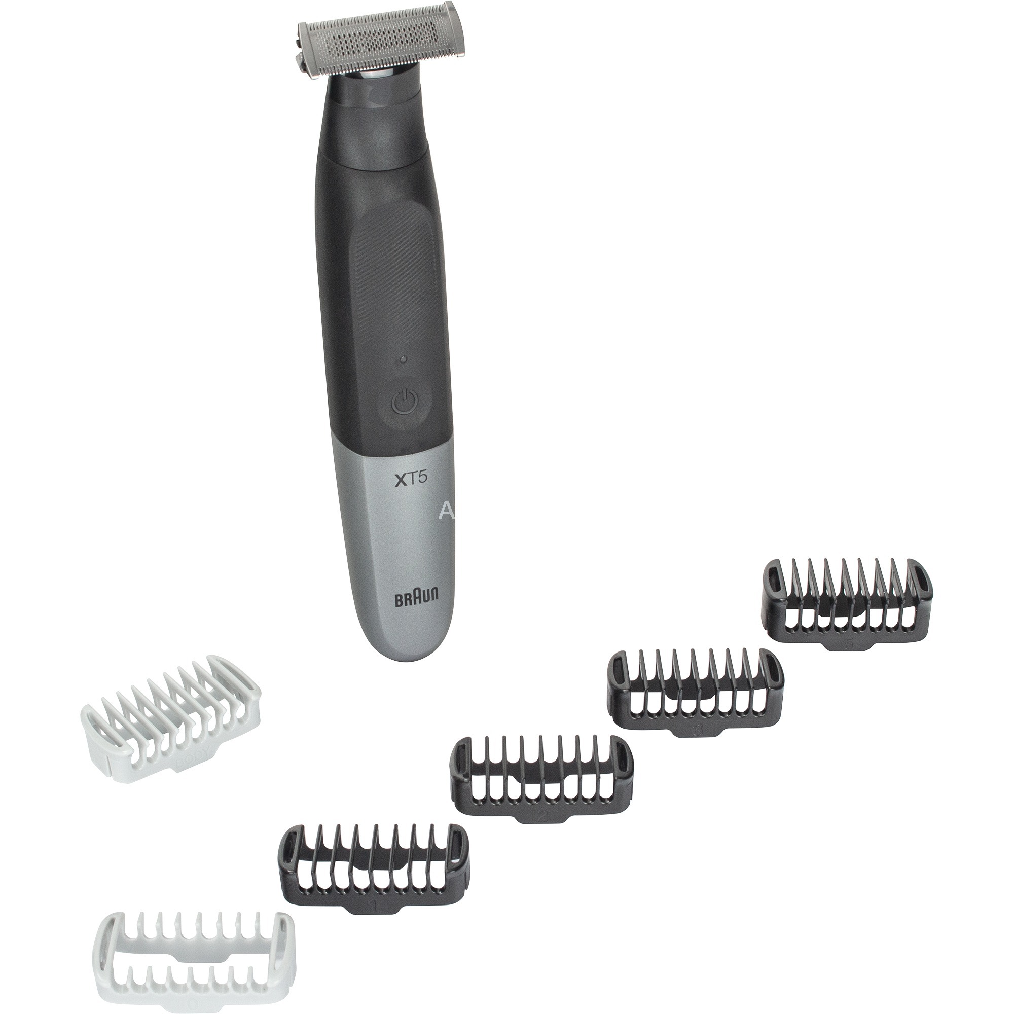 Braun Regolabarba Uomo E Rasoio Elettrico Barba E Capelli Series X, Testina Flessibile Con Lama 4D A Due Direzioni E Protezione Skinshield, 45 Minuti Di Utilizzo Senza Fili, XT5200-image