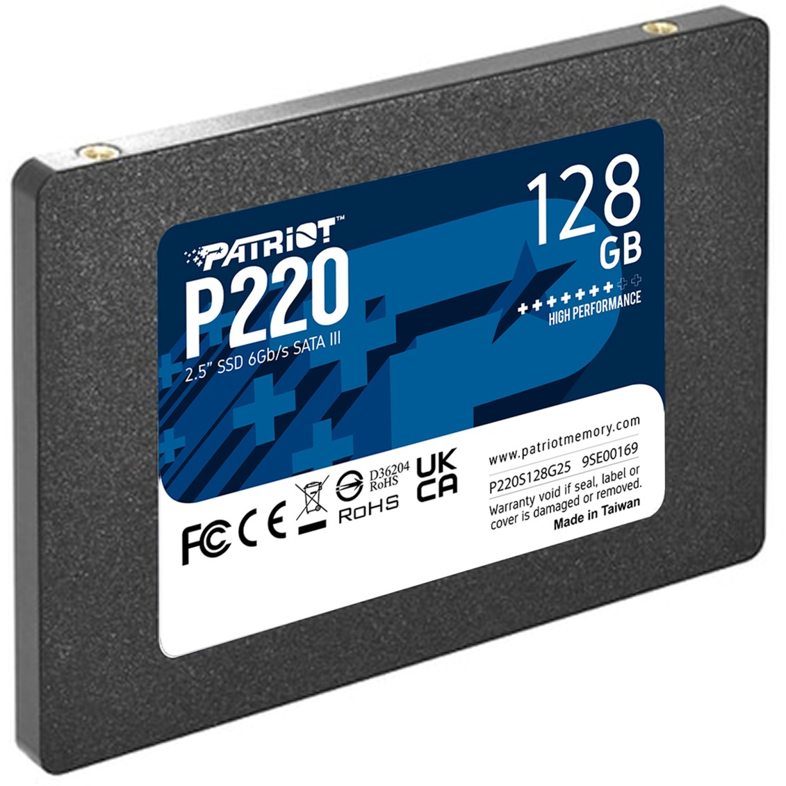 Patriot P220 Ssd 128Gb 2.5'' Sata 3 Read:550mb-write:480 Mb-s-image