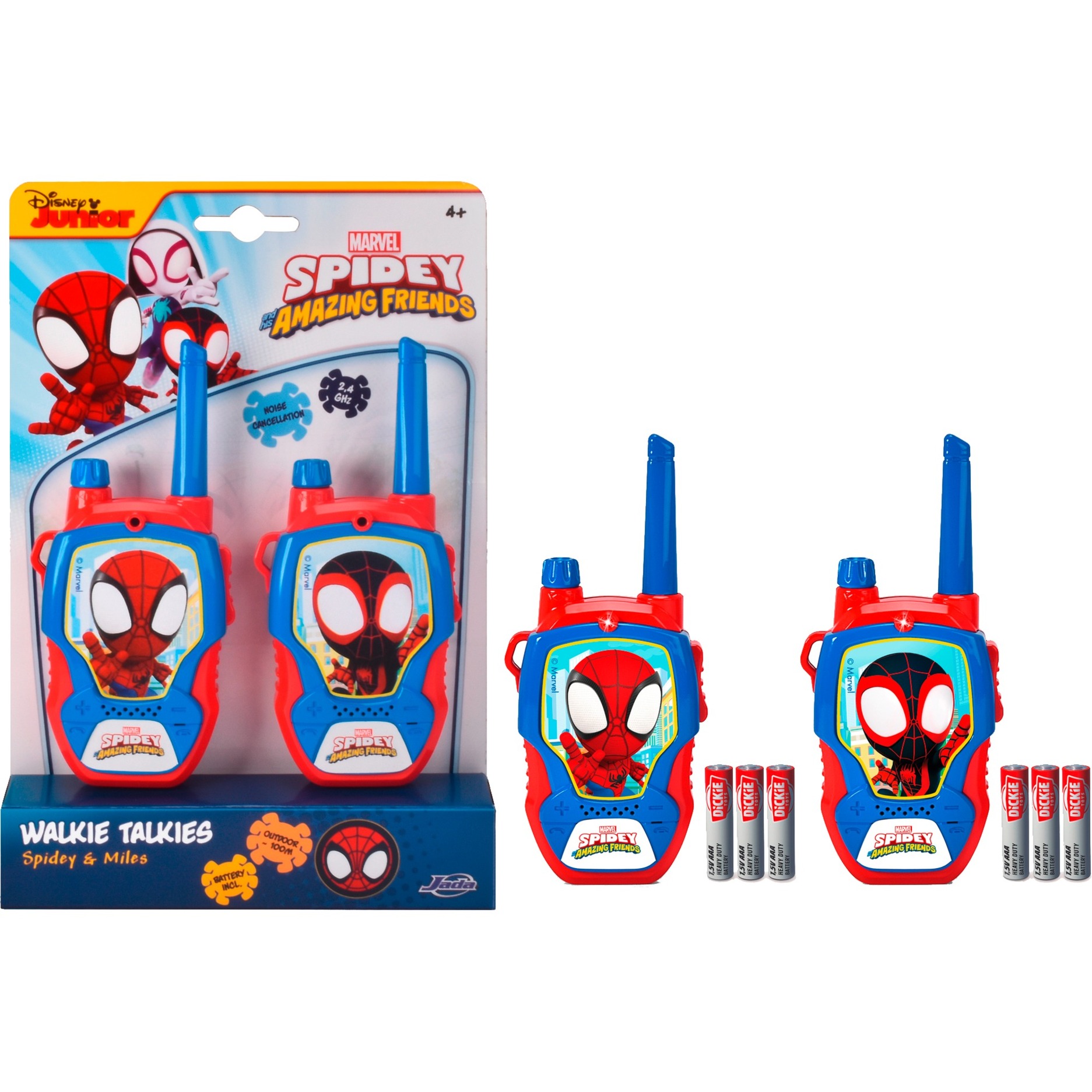 Jada Walkie Talkie Spidey 2.4 Ghz 2 Pezzi Set