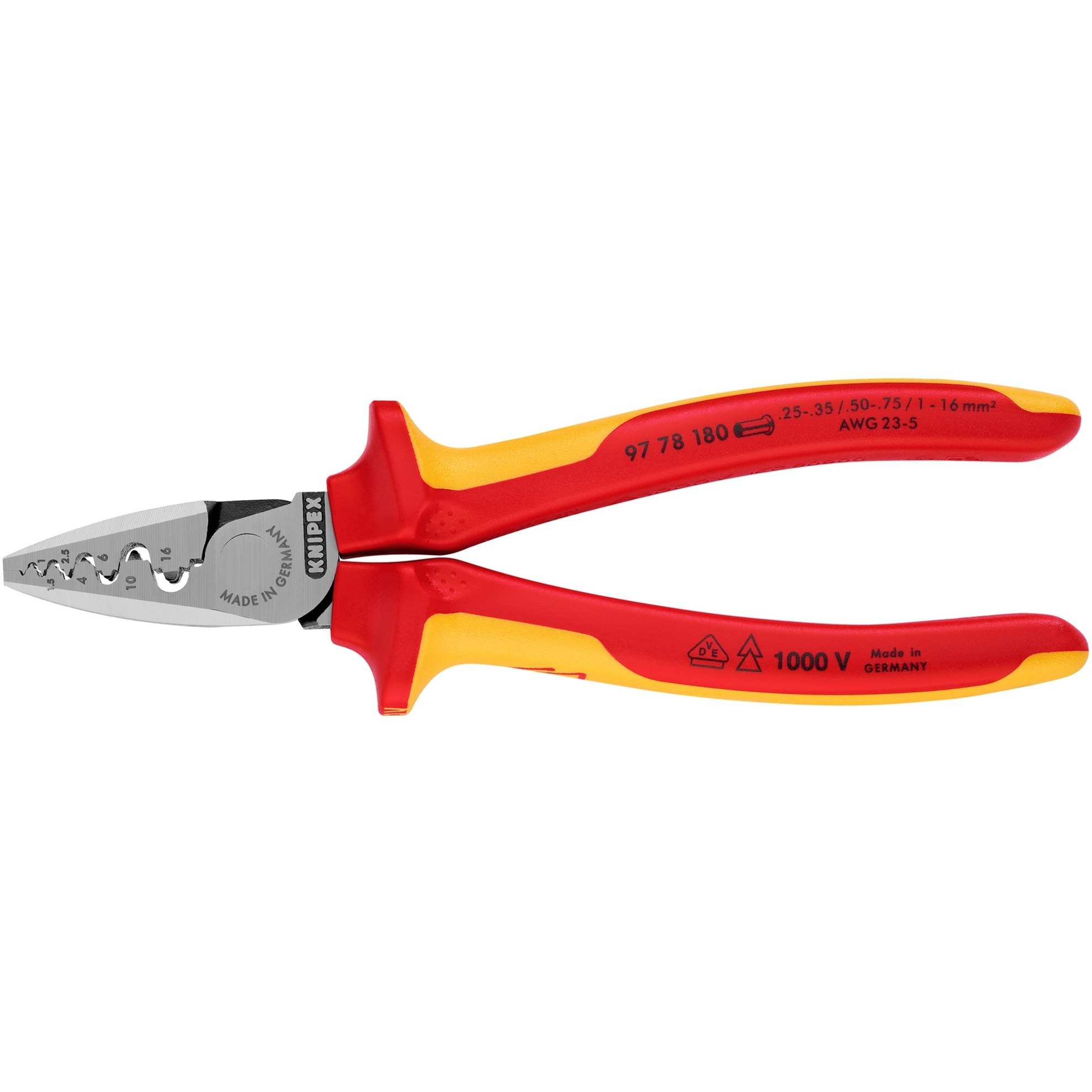 97 78 180 pinza crimpatrice Strumento combinato