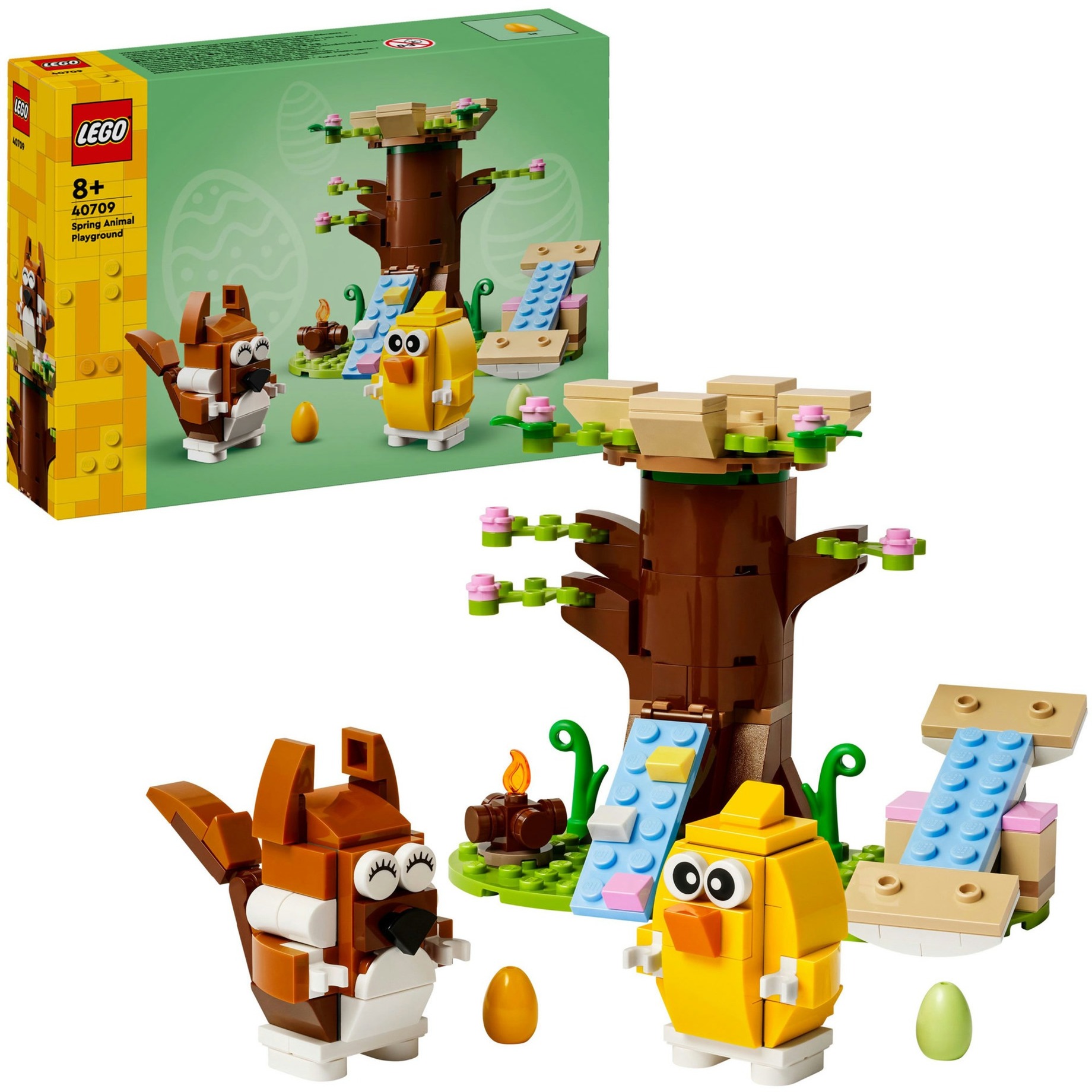 Lego Parco Giochi Degli Animali, Gioco Creativo Per Bambine E Bambini Da 8 Anni In Su Da Costruire Con Uccello, Scoiattolo Giocattolo, Casa Sull’Albero E Accessori, Idea Regalo Di Compleanno 40709-image