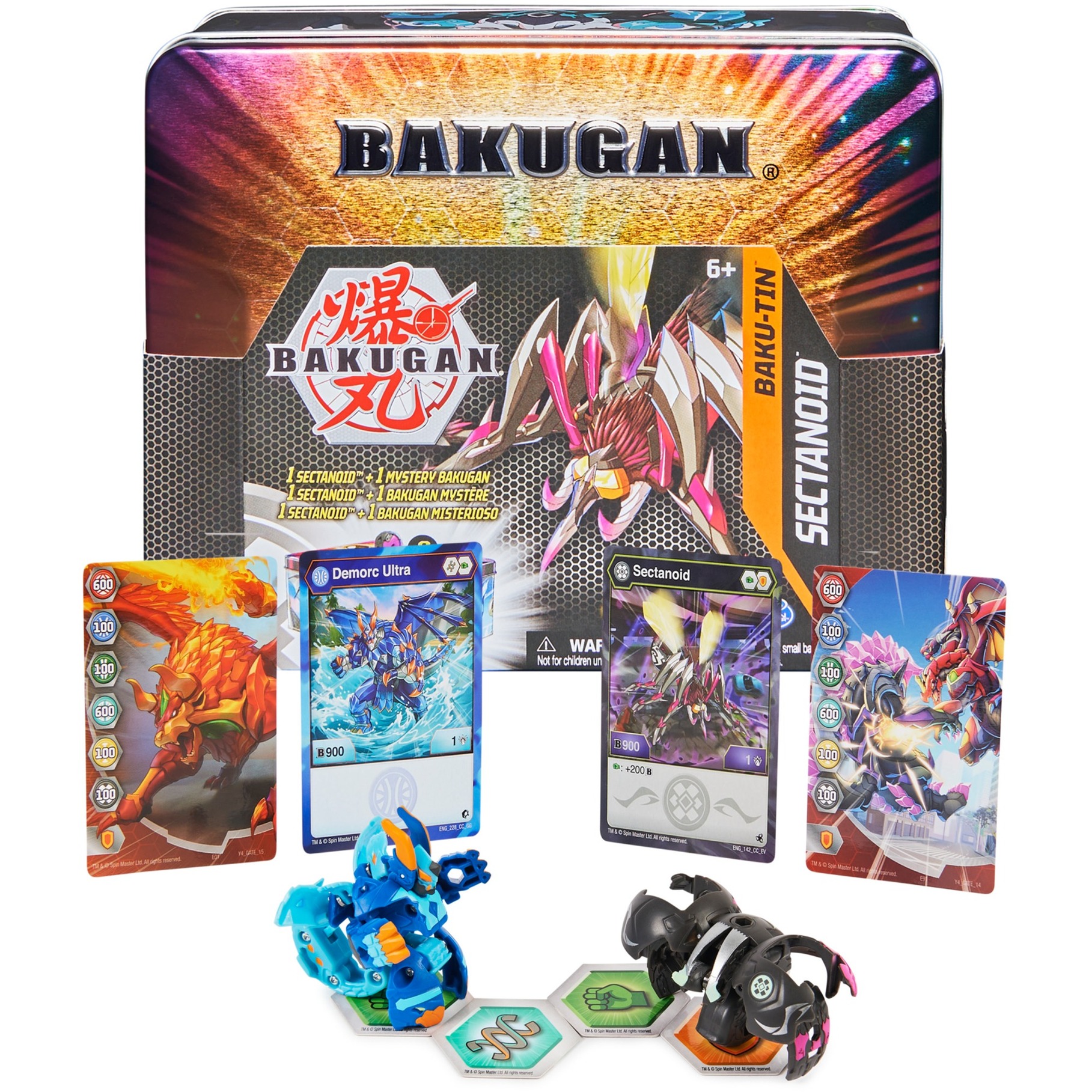 Bakugan, Baku-Tin, Sectanoid, pregiata scatola di