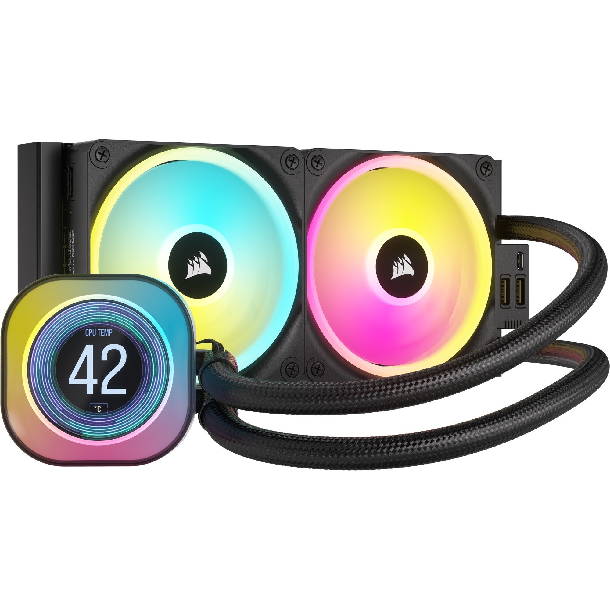 ICUE LINK H100i LCD Liquid CPU Cooler
