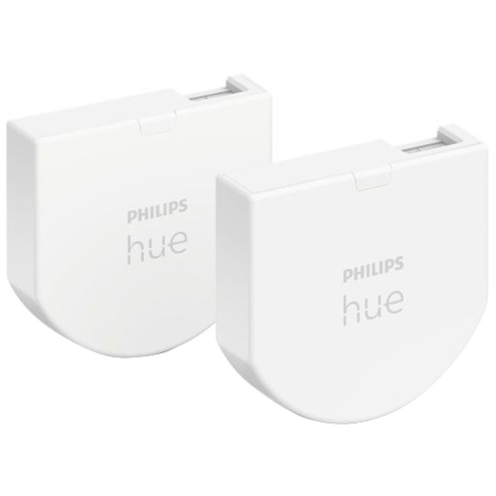 Philips Hue Wall Switch Module, 2 Moduli Interruttori A Parete, Controllo Illuminazione Smart, Bianco-image
