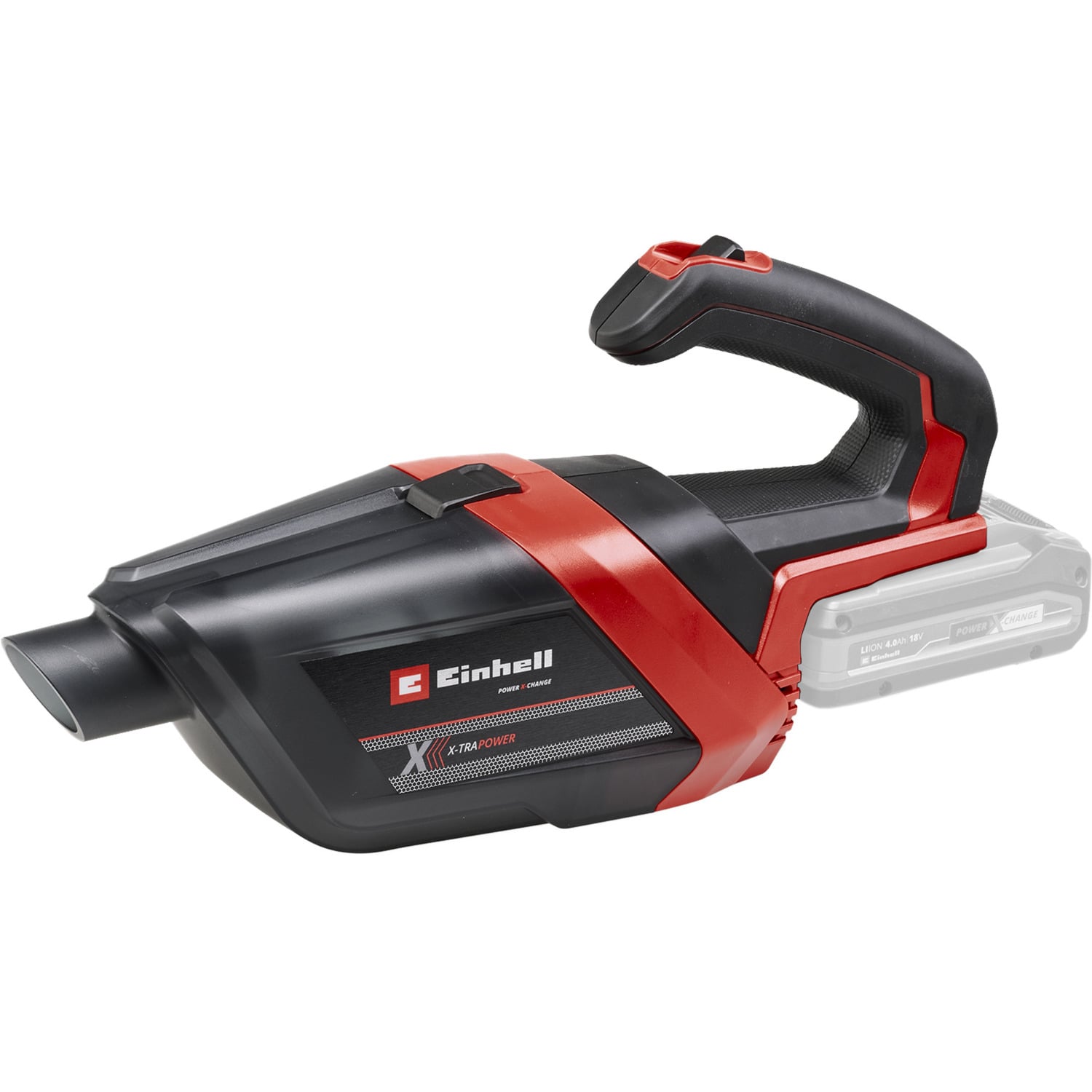Einhell Te-HV 18/06 Li-Solo 2347190, Aspirapolvere a Batteria, Rosso