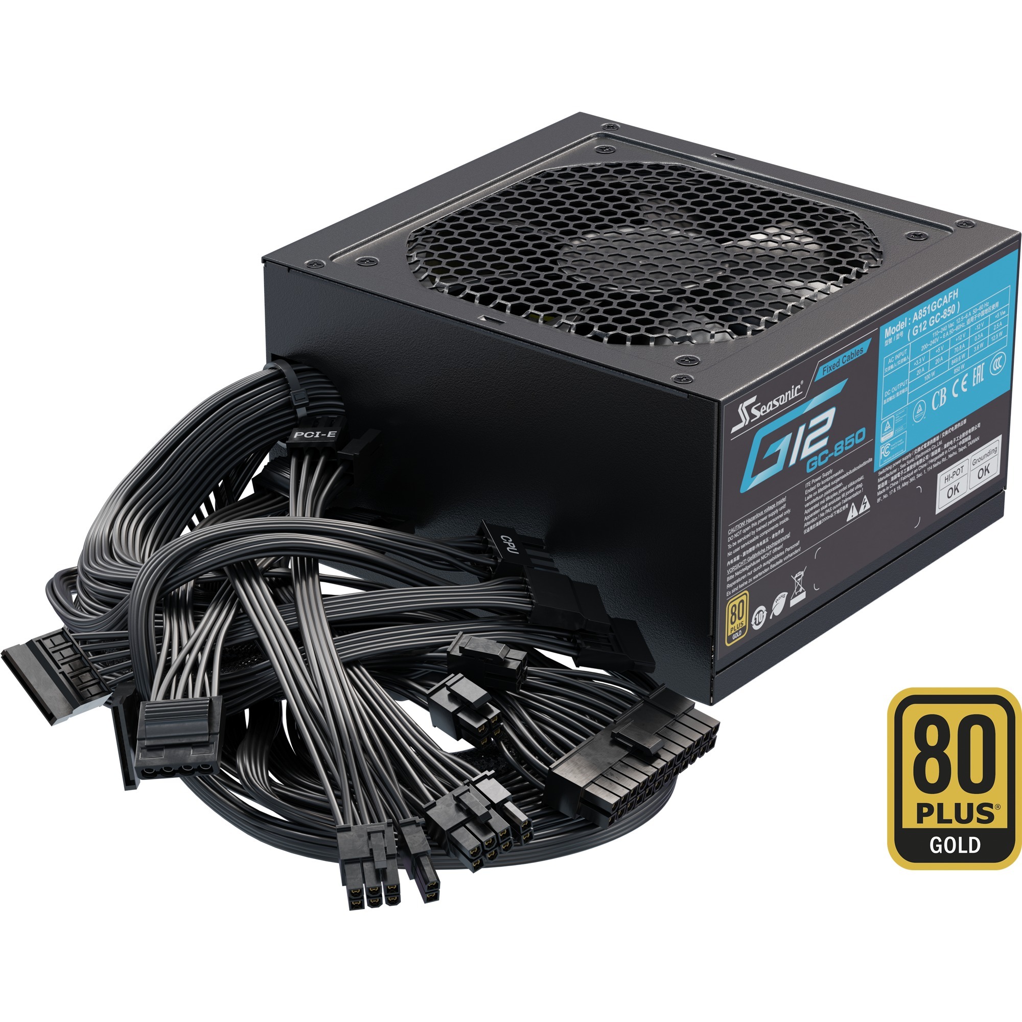 G12-GC alimentatore per computer 850 W 20+4 pin
