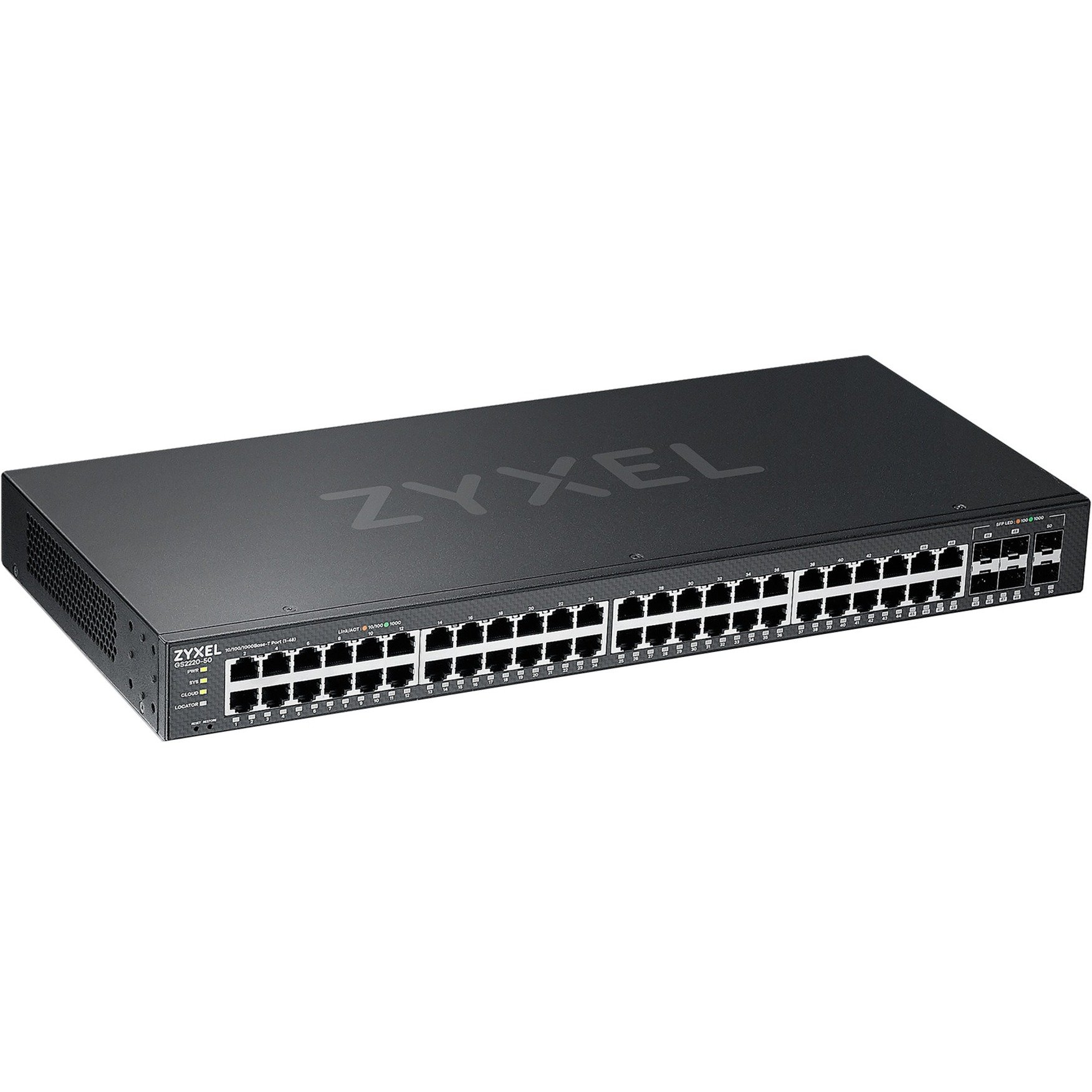 Zyxel GS2220-50-EU0101F Switch di Rete Gestito L2 Gigabit Ethernet 10-100-1000 Nero
