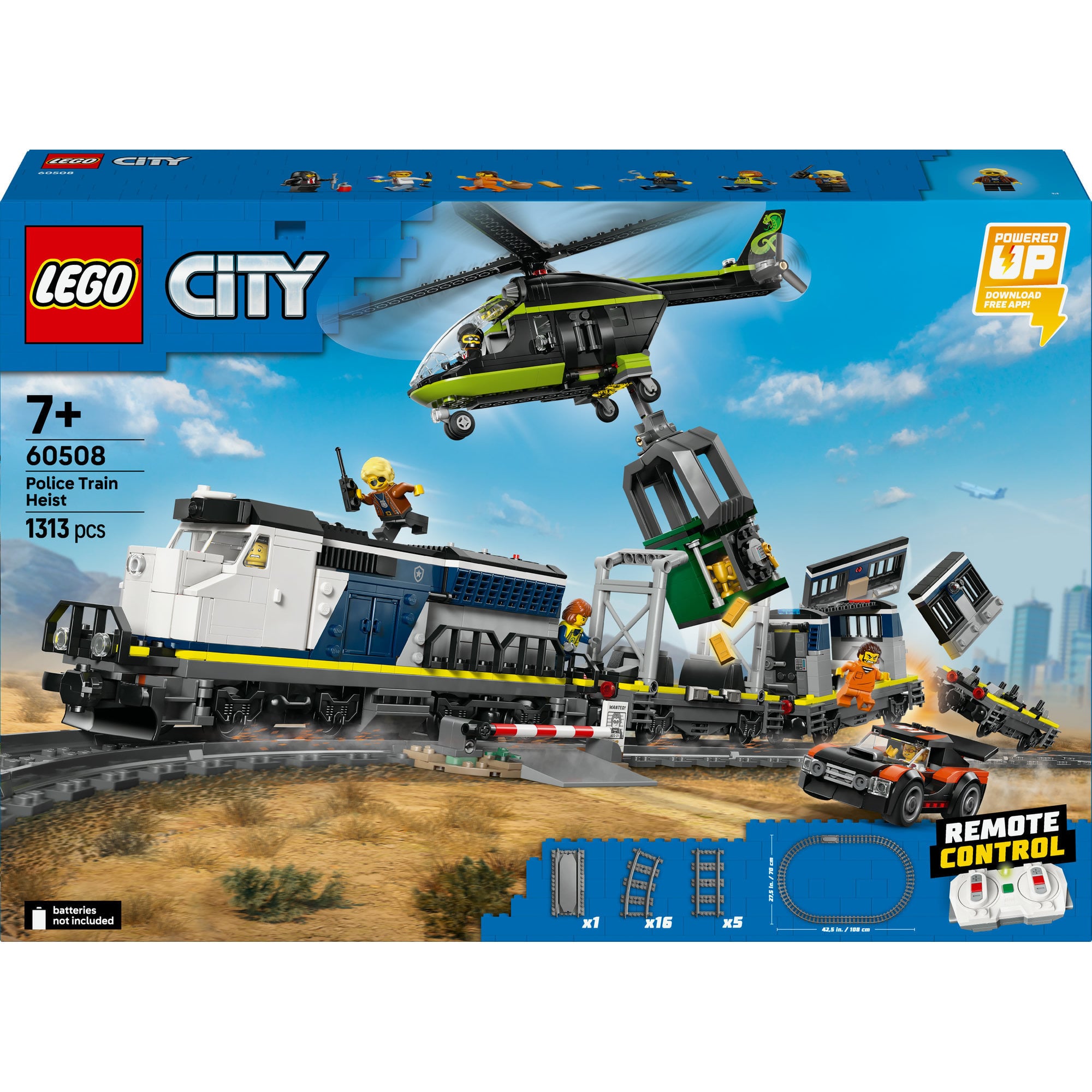 Lego City Rapina Al Treno Della Polizia