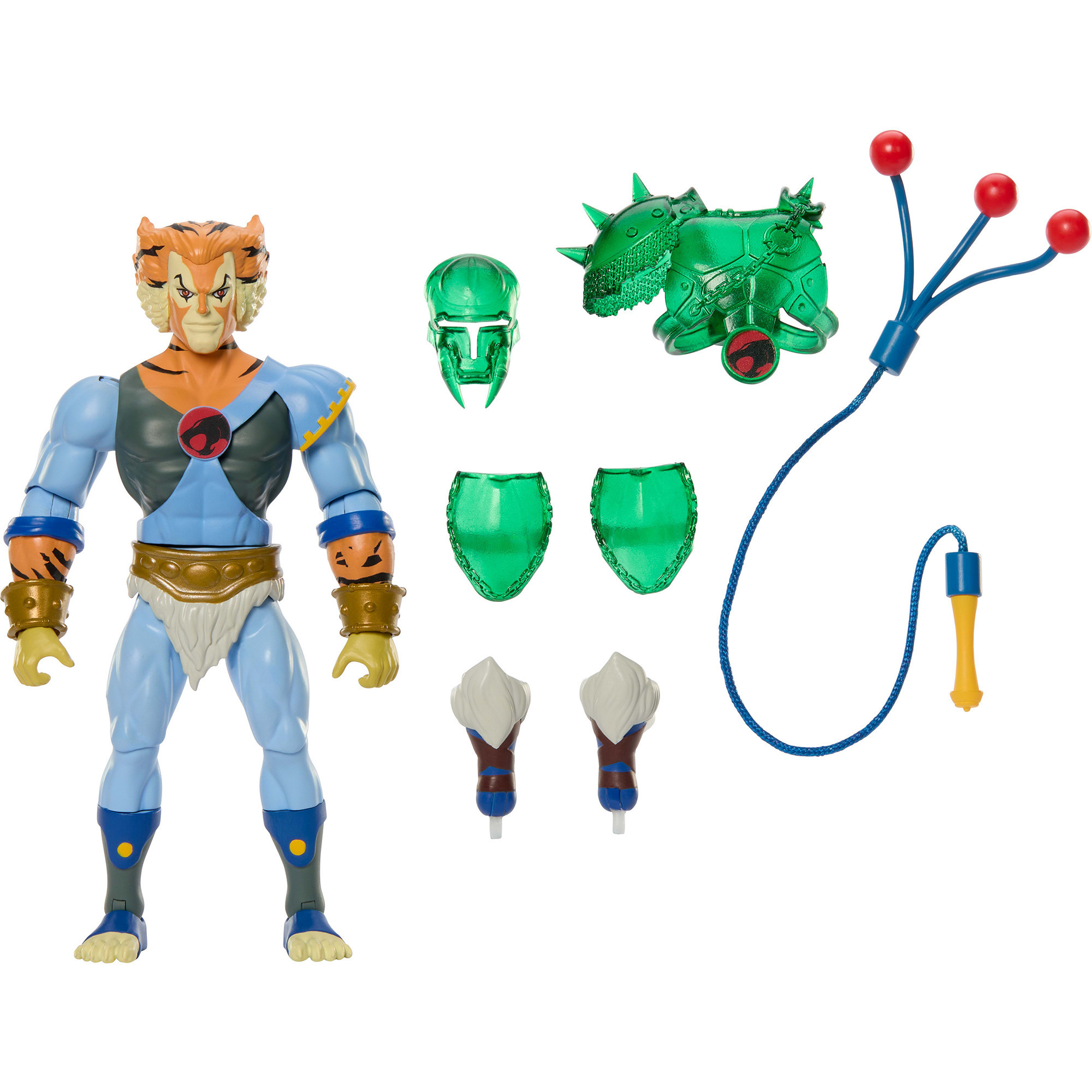 ​Masters Of The Universe Origins X Thundercats - Tygra, Action Figure Snodata Crossover Anni '80, Con Armatura Rimovibile, Frusta Bolo E Mini Fumetto, Giocattolo Per Bambini, 6+ Anni, JFW96-image