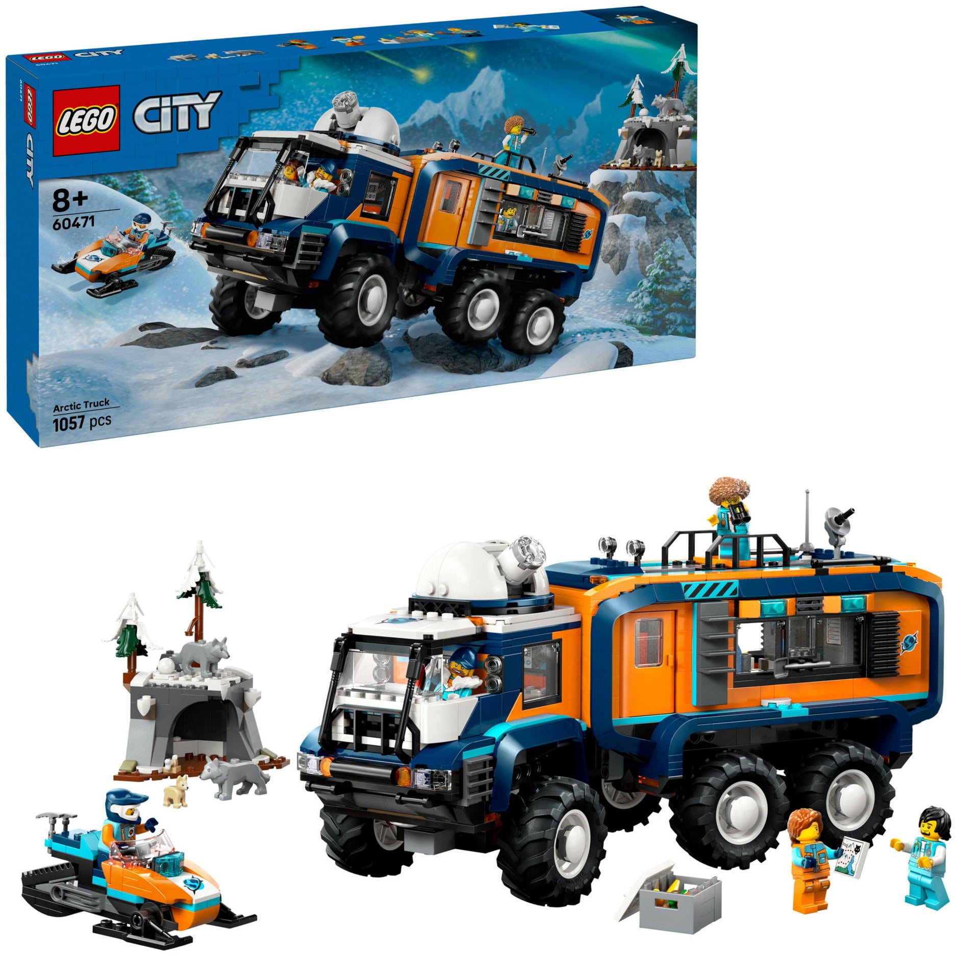 Lego City Grande Camion Artico Con Laboratorio