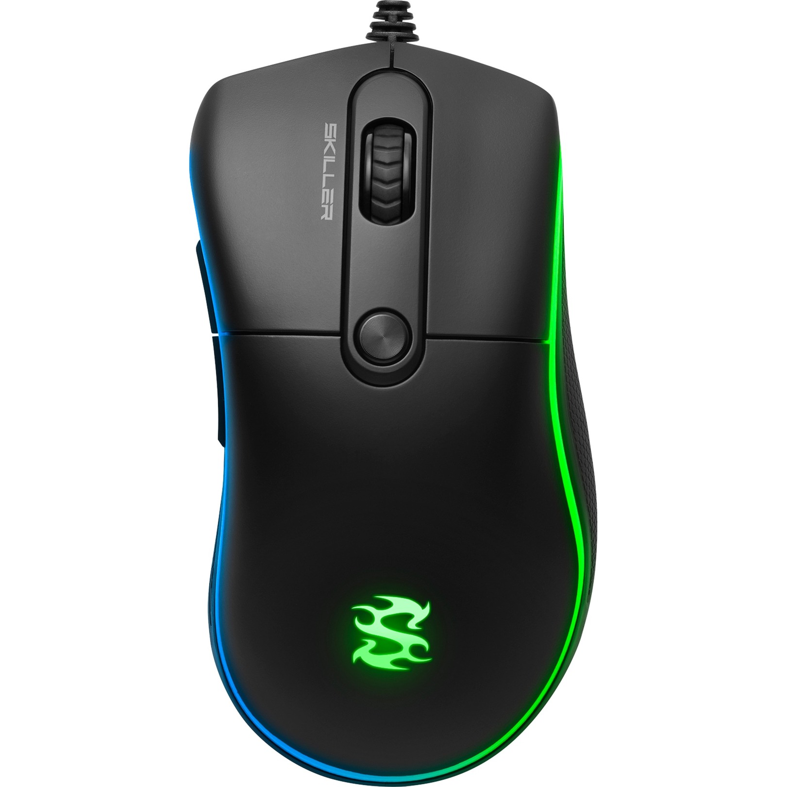 Skiller SGM2 mouse Mano destra USB tipo a Ottico