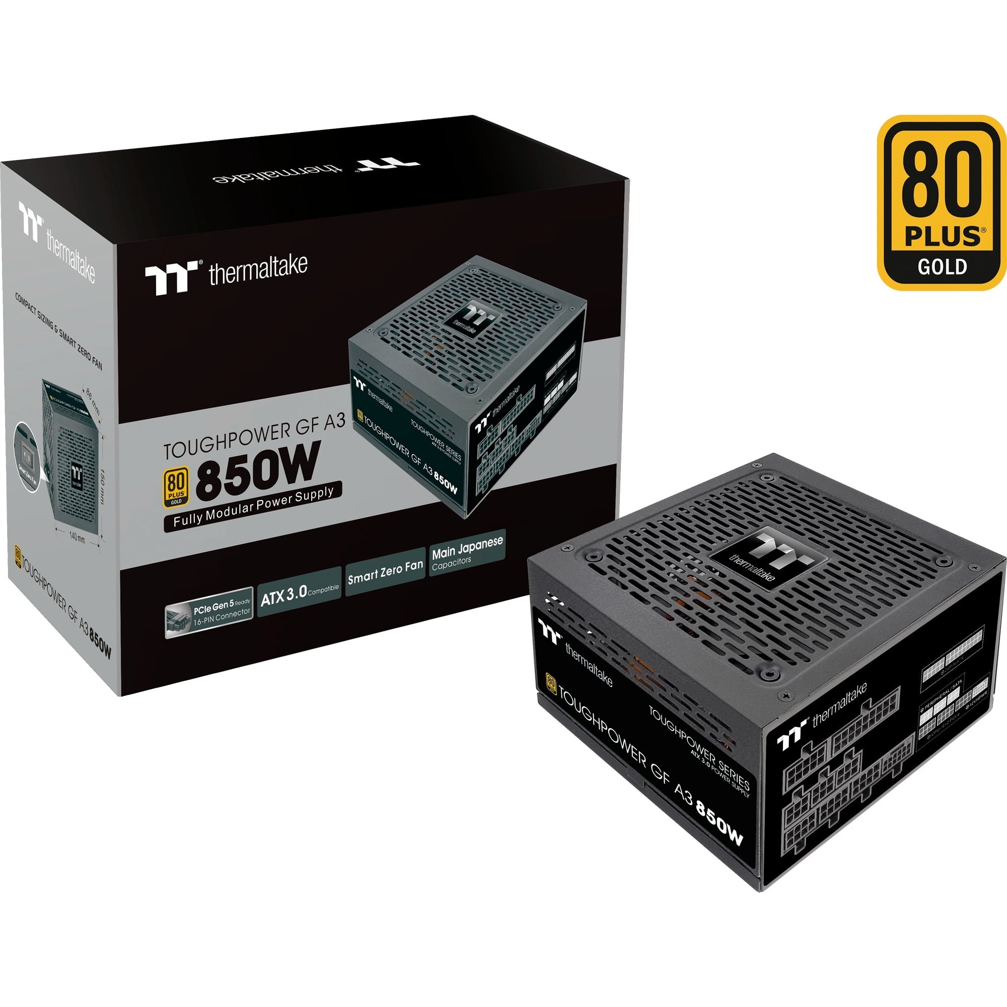 Thermaltake Toughpower Gf A3 850W Gold | Voll-Modular | Atx 3.0 | Pcie Gen 5-image