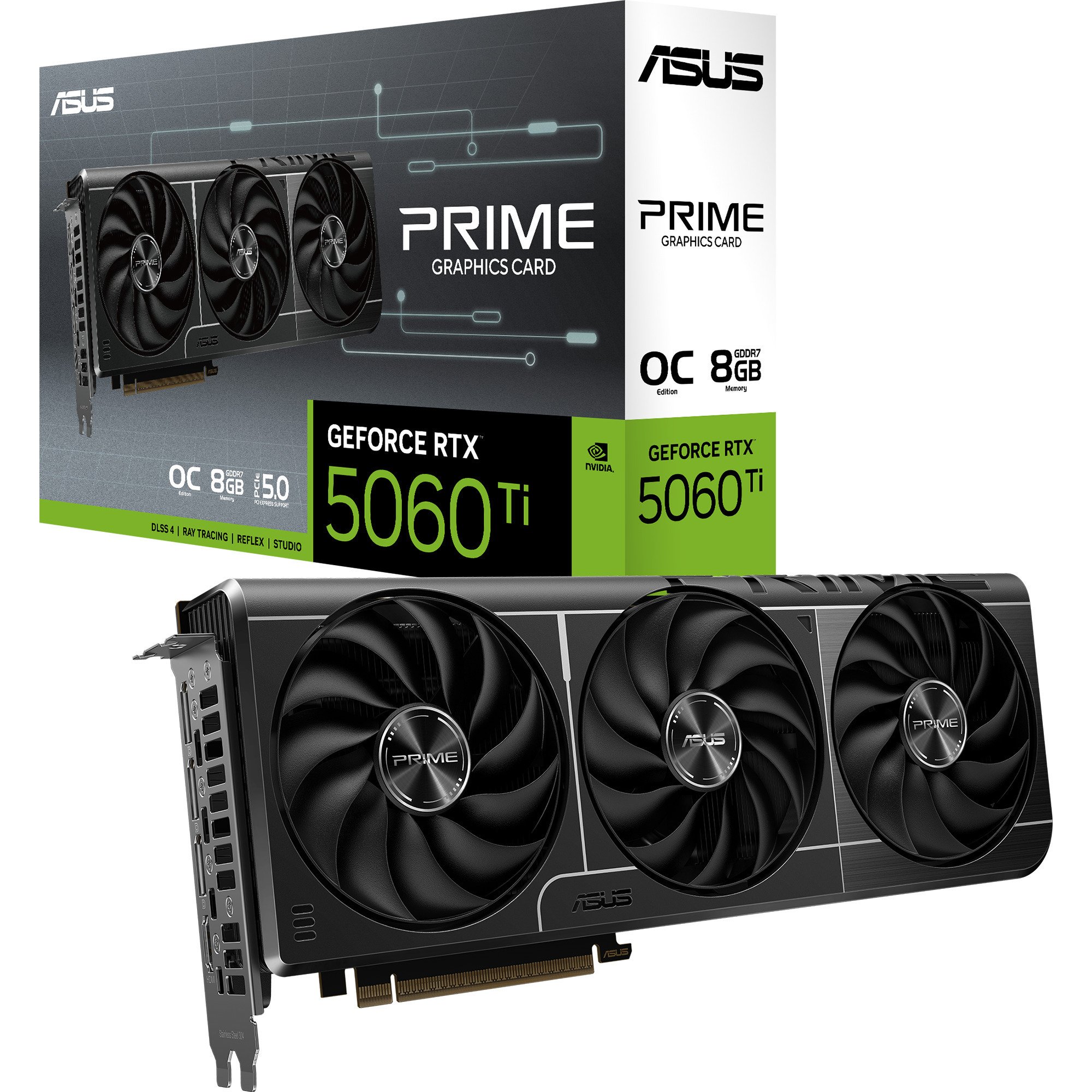 ASUS Prime RTX5060TI-O8G Scheda Grafica GeForce RTX 5060 Ti 8GB GDDR7 OC-image