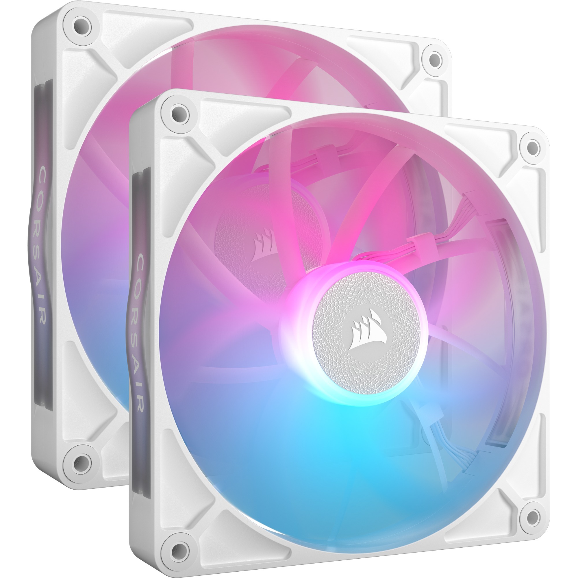 Corsair iCUE RX140 RGB Dual Kit wh