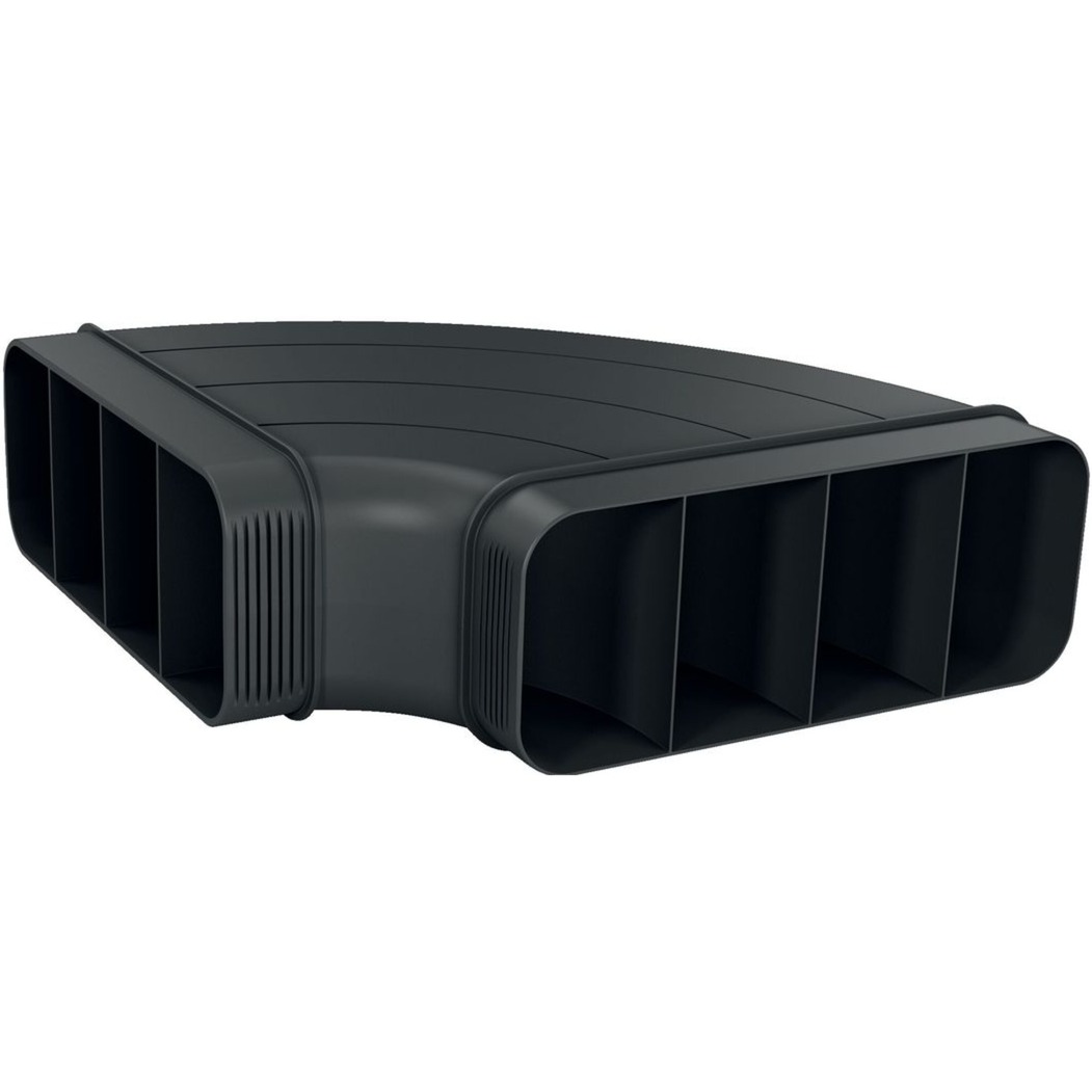 Neff Z861SB1 - Accessori Per Installazione Cappe Aspiranti/90 Gradi A Canale Piatto Orizzontale/Colore: Nero-image