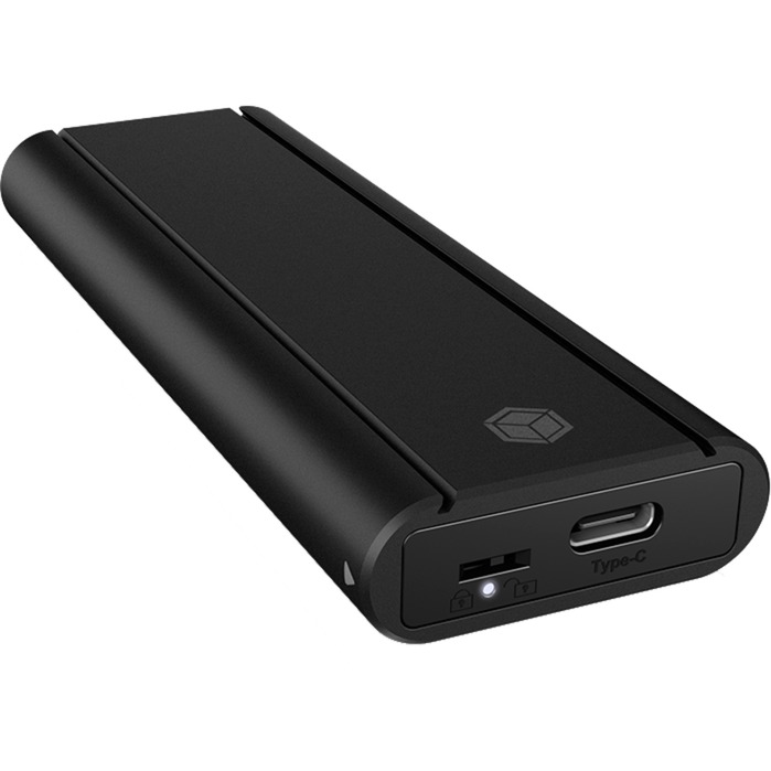 Icy Box IB-1807MT-C31 M.2 Nvme GehäUse Usb 3.2 Gen 2 Type-C/Type-A, Aluminium, Schwarz-image