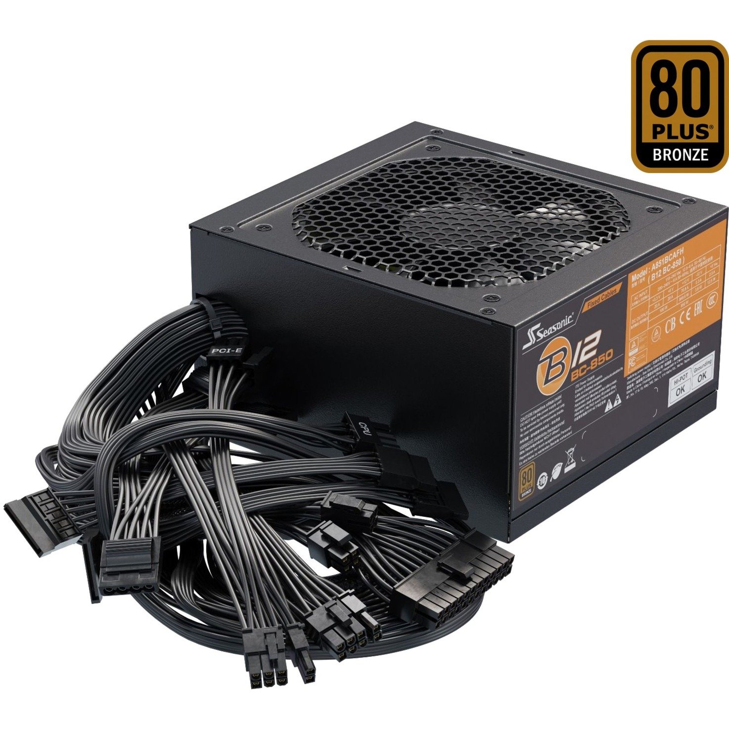 B12 BC alimentatore per computer 850 W 20+4 pin