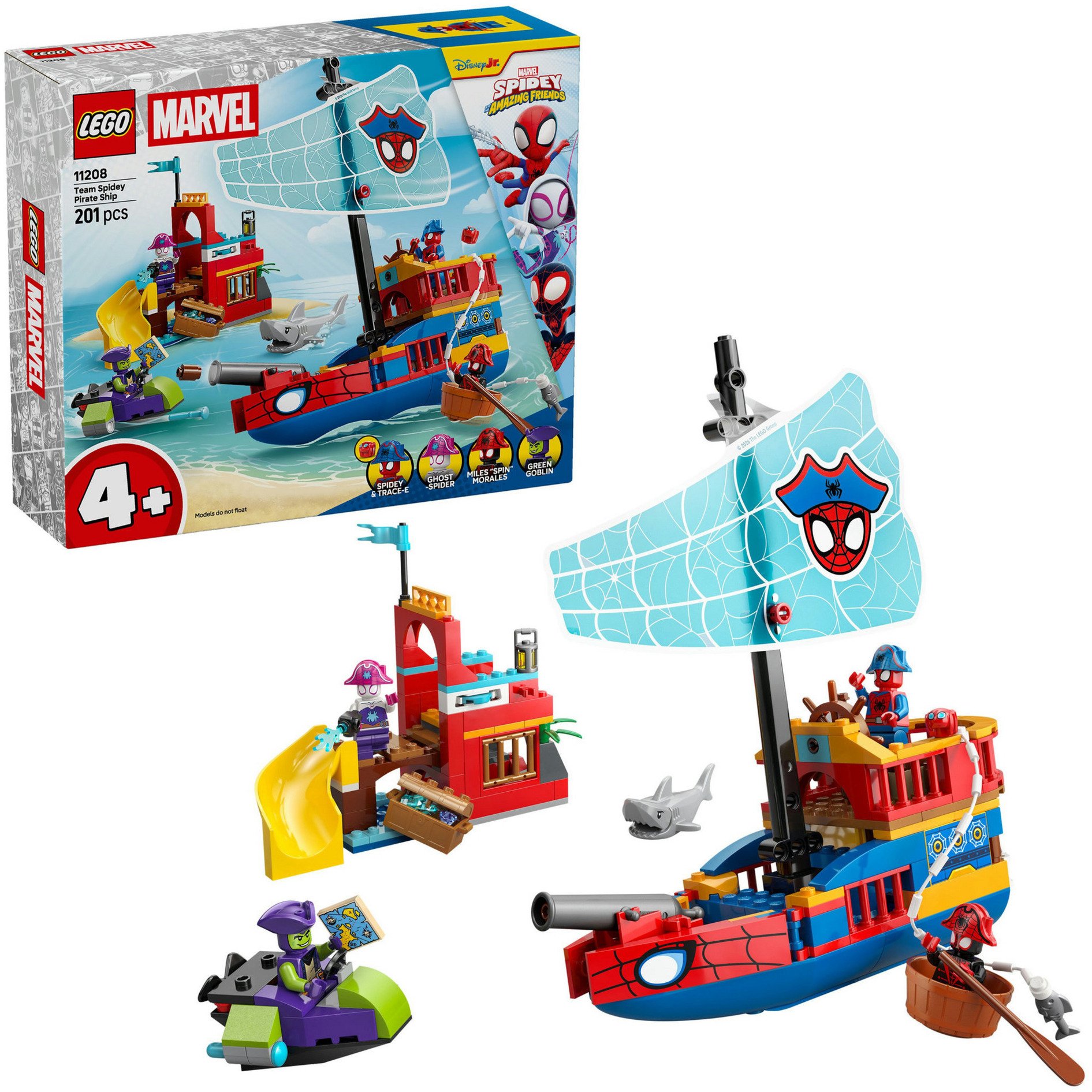 Lego Marvel Super Heroes Nave Pirata Del Team Spidey