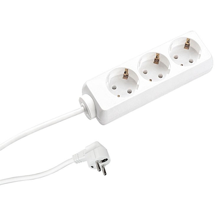 3x Schuko H05VV-F 3G 1.50mm² 16A/3680W 3m