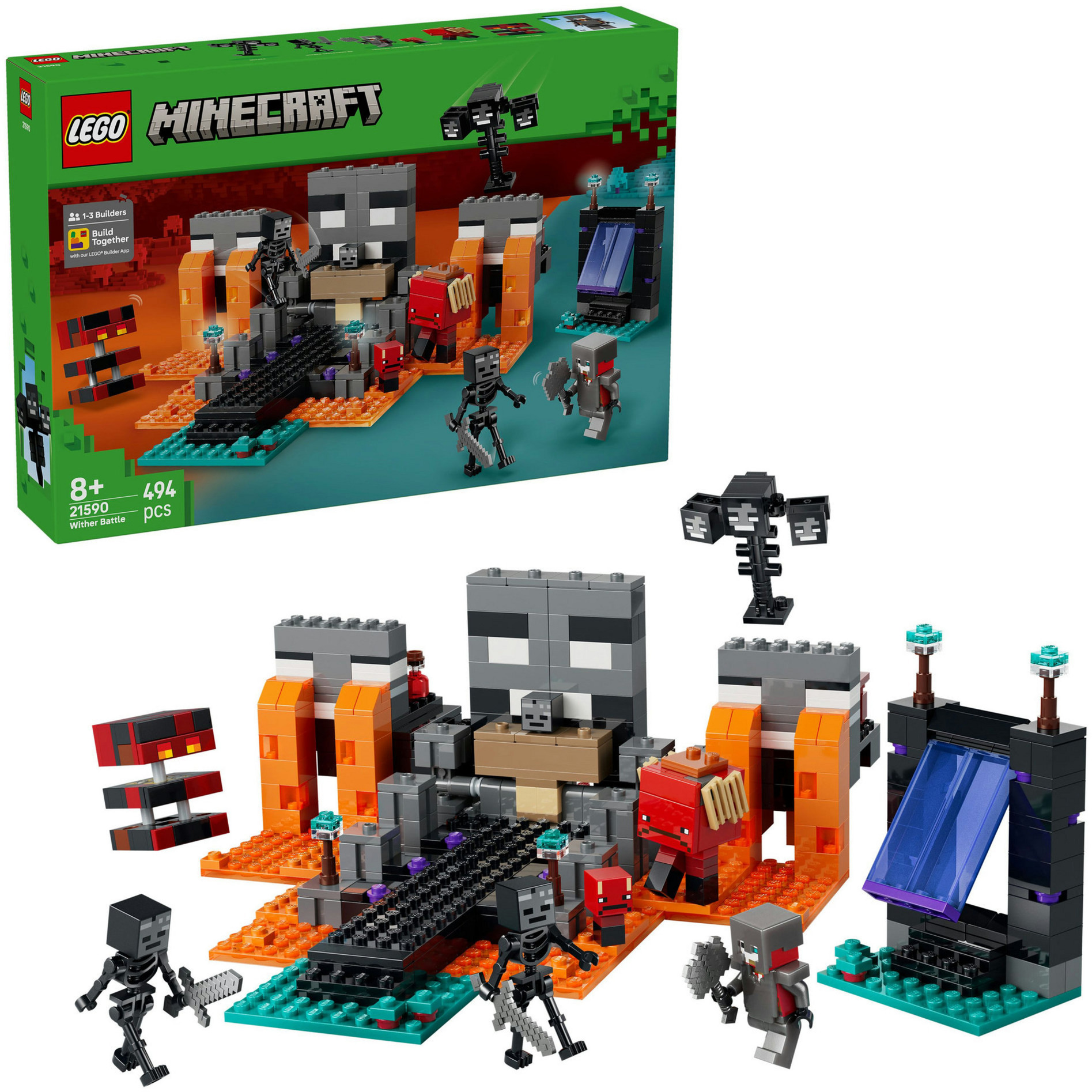 Lego Minecraft Battaglia Contro Il Wither-image