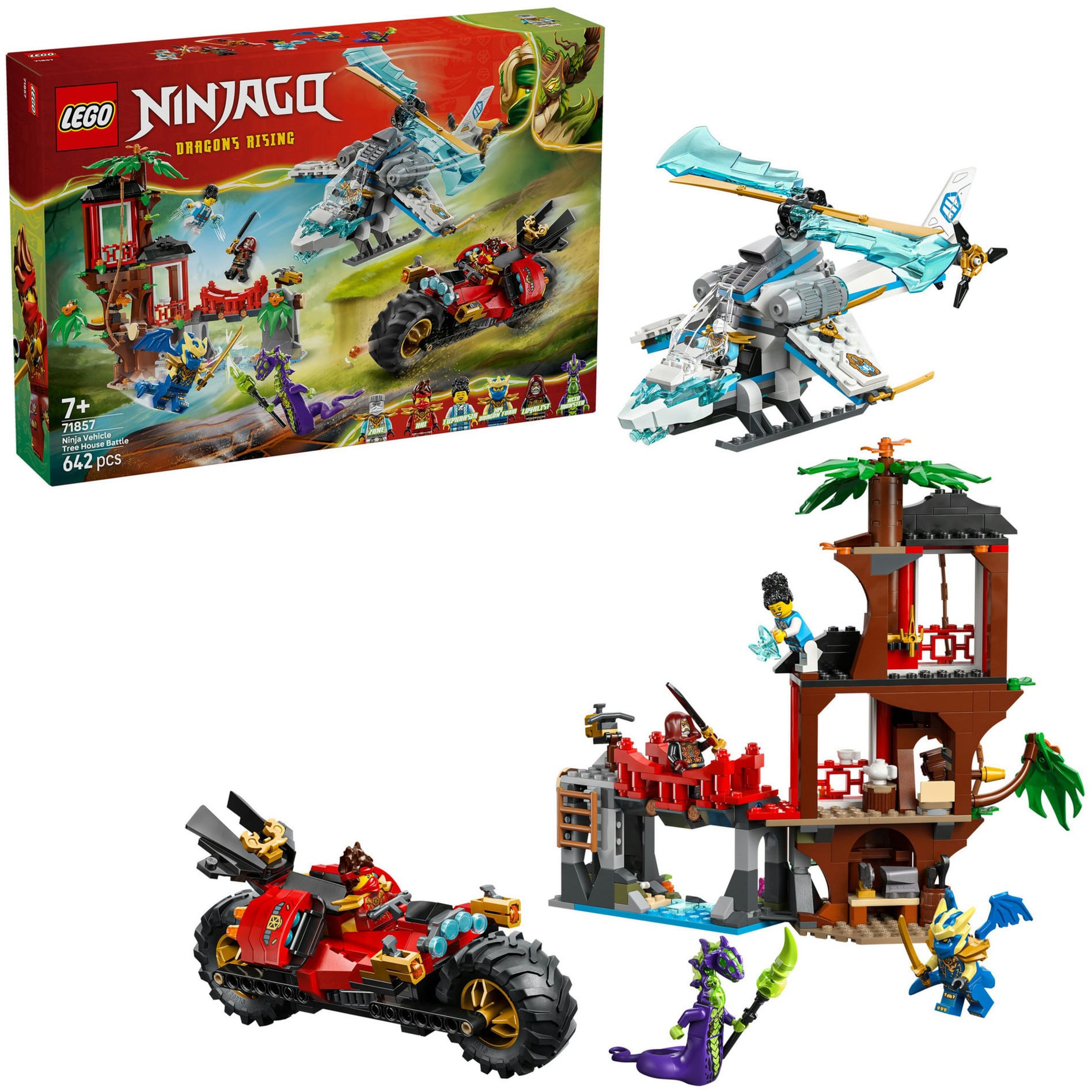 Lego Ninjago Battaglia Alla Casa Sull’Albero Con Veicolo Ninja-image