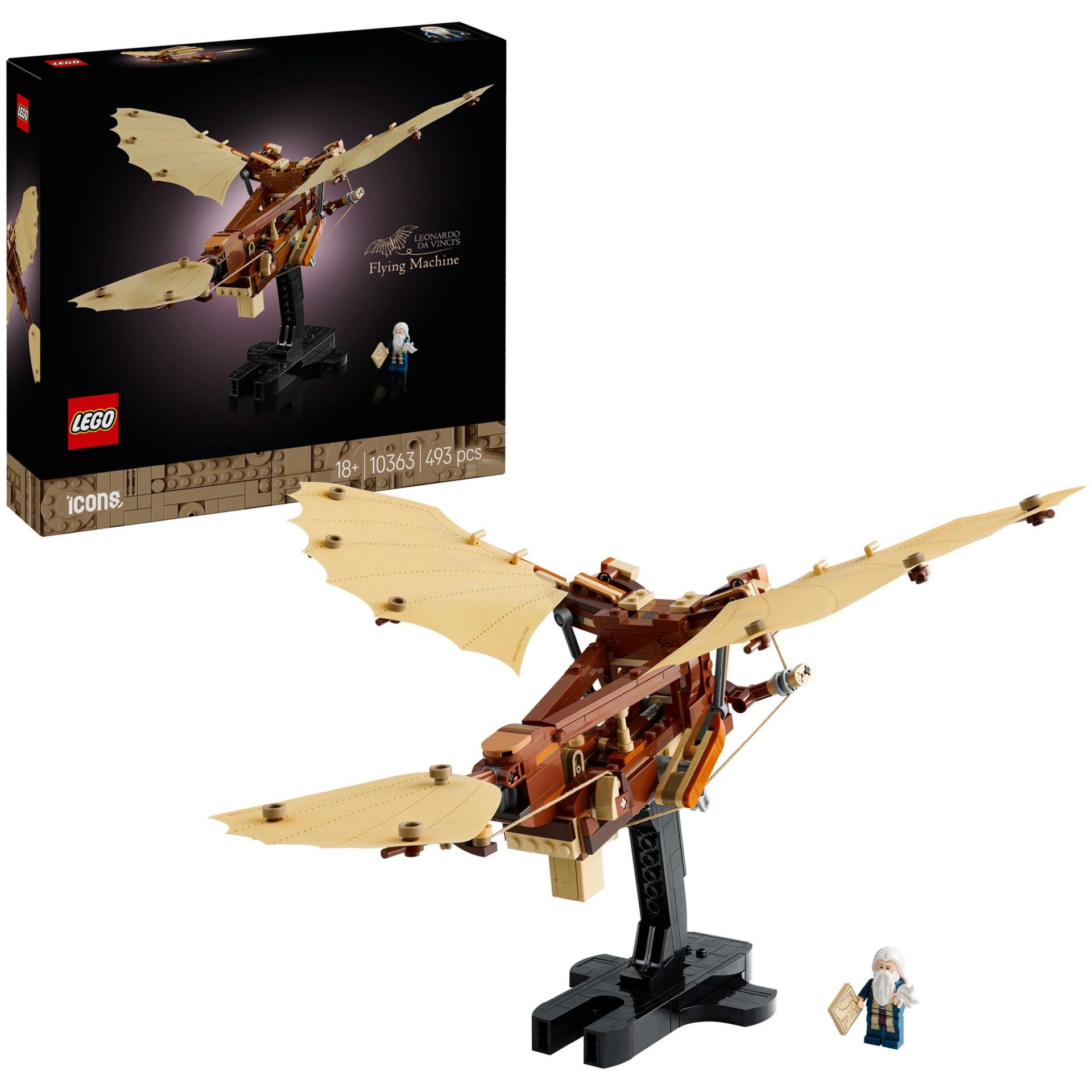 LEGO MACCHINA VOLANTE LEONARDO DA VINCI 10363