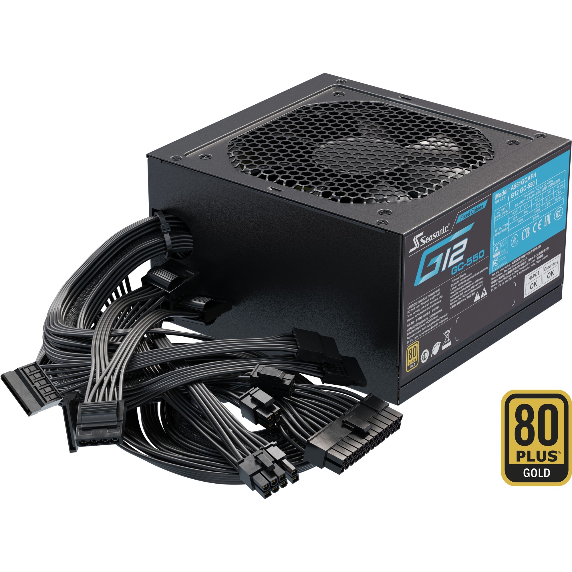 G12 GC alimentatore per computer 550 W 20+4 pin