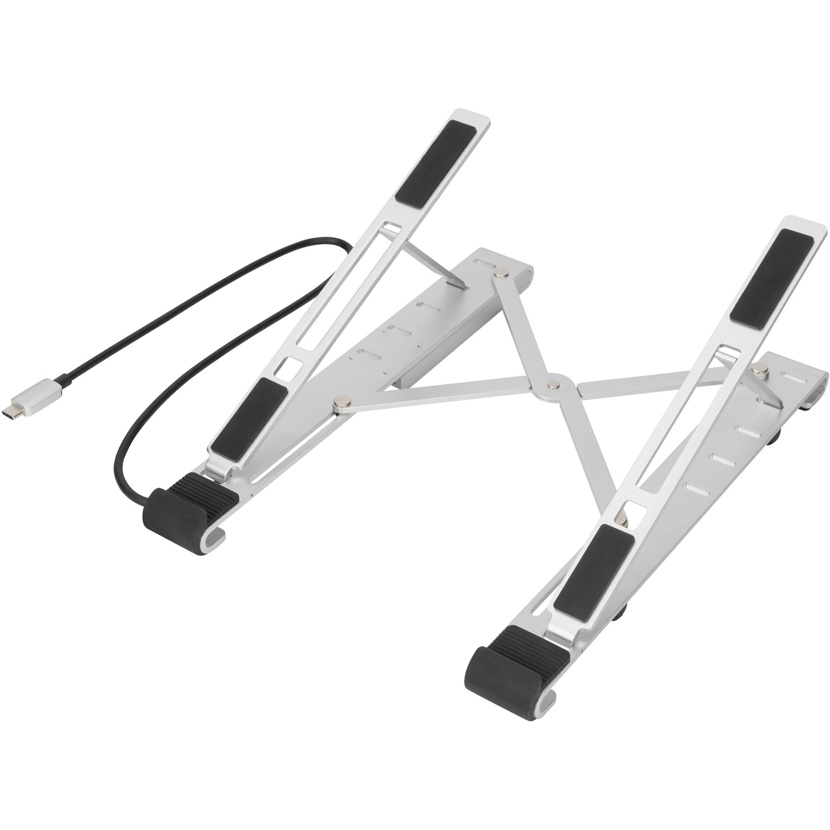 Supporto per notebook ad altezza variabile con hub...